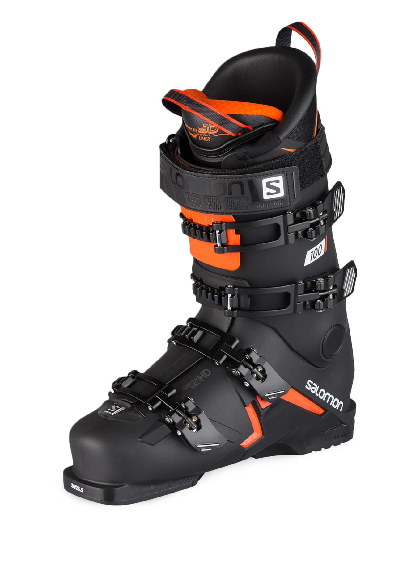 SALOMON Ski boots S/MAX 100, Color: BLACK/ ORANGE (Image 1)