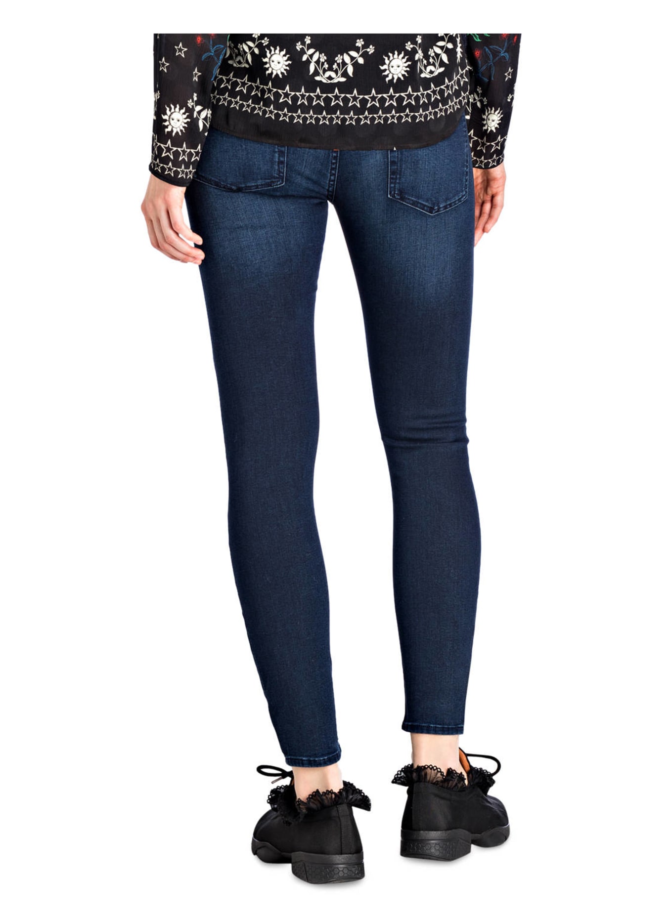 7 for all mankind Cropped-Jeans THE SKINNY CROP, Farbe: UF BAIR PARK AVENUE DARKBLUE (Bild 3)