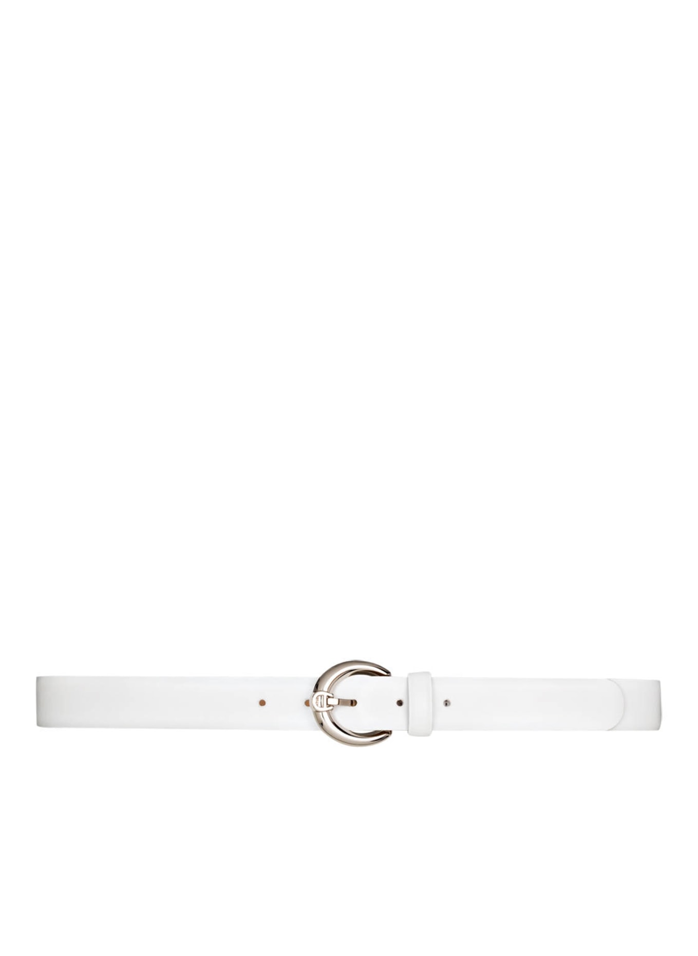 AIGNER Leather belt, Color: WHITE (Image 2)