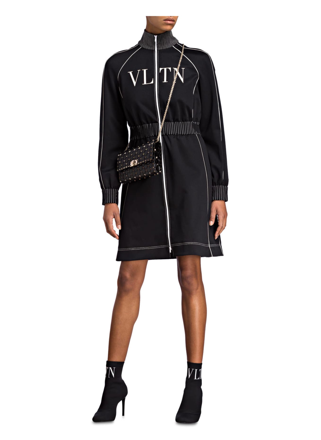 VALENTINO GARAVANI Umhängetasche ROCKSTUD SPIKE mit Nieten, Farbe: SCHWARZ (Bild 4)