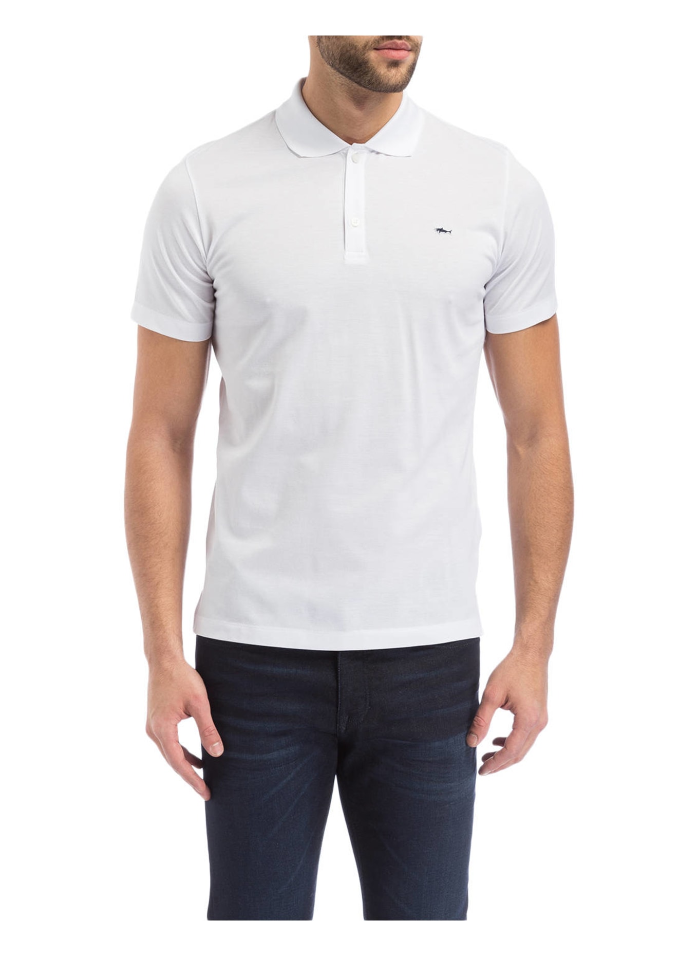 PAUL & SHARK Piqué-Poloshirt, Farbe: WEISS (Bild 2)