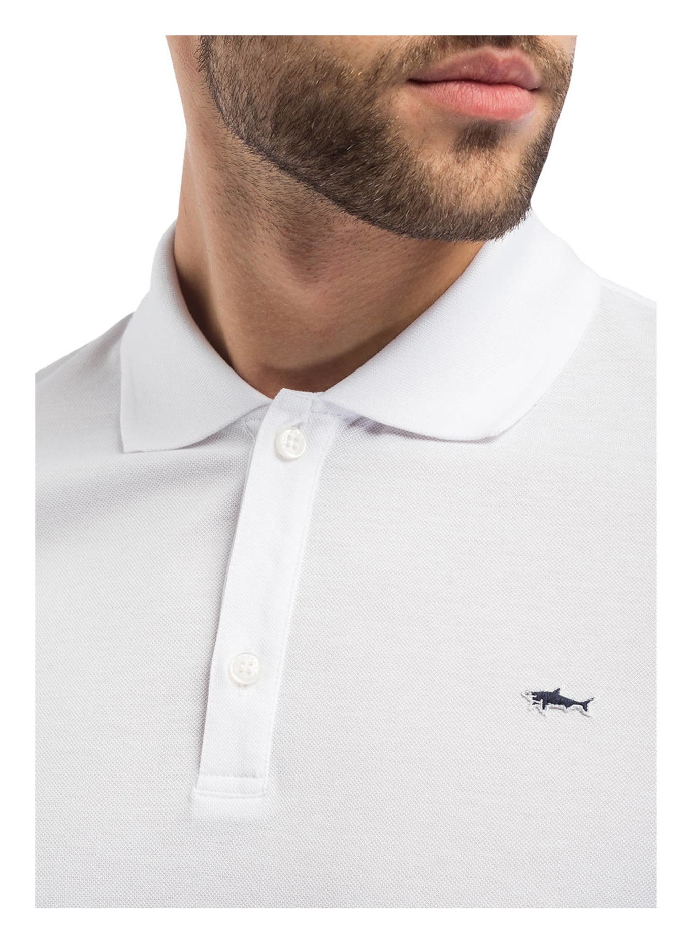 PAUL & SHARK Piqué-Poloshirt, Farbe: WEISS (Bild 4)