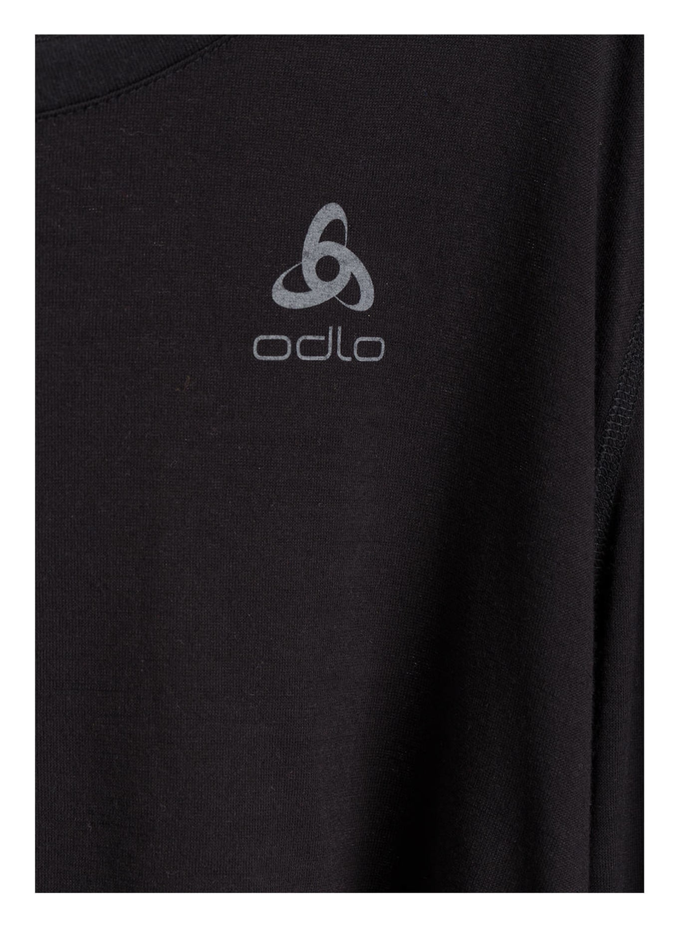 odlo Functional underwear shirt NATURAL WARM made of merino wool, Color: BLACK (Image 4)