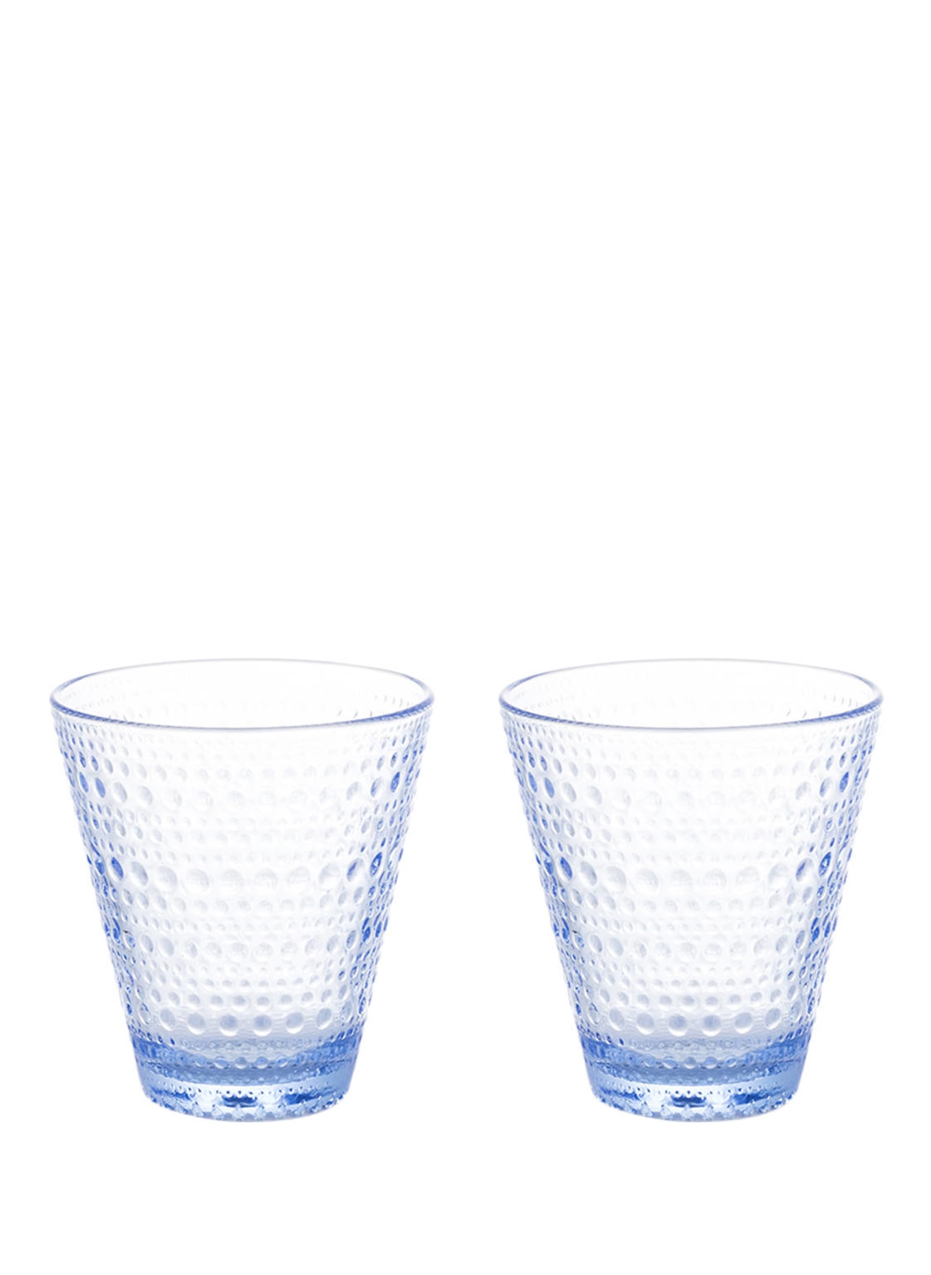 iittala Set of 2 drinking glasses KASTELHELMI, Color: BLUE (Image 1)
