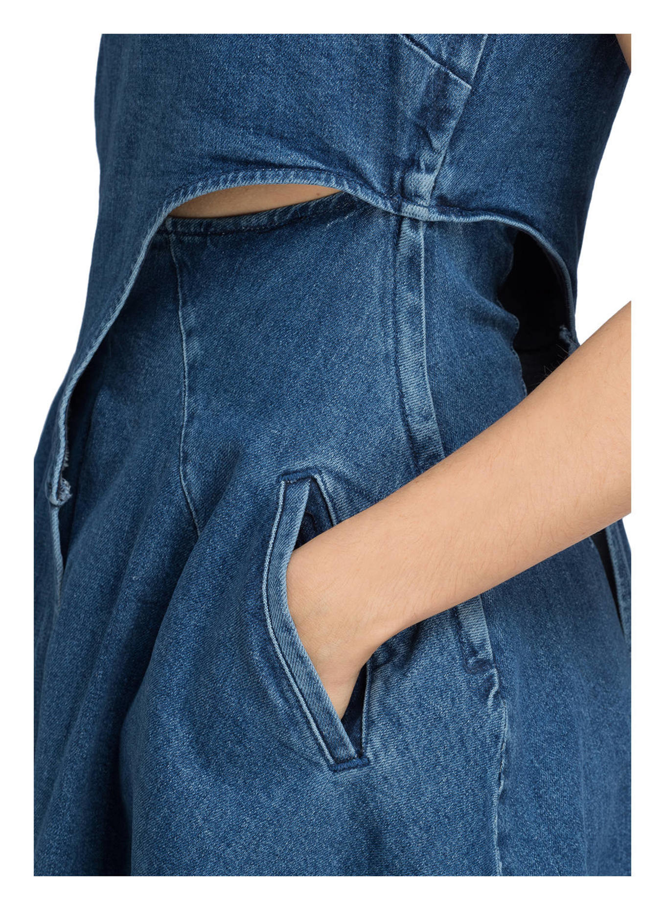 7 for all mankind džínové šaty: MODRÁ