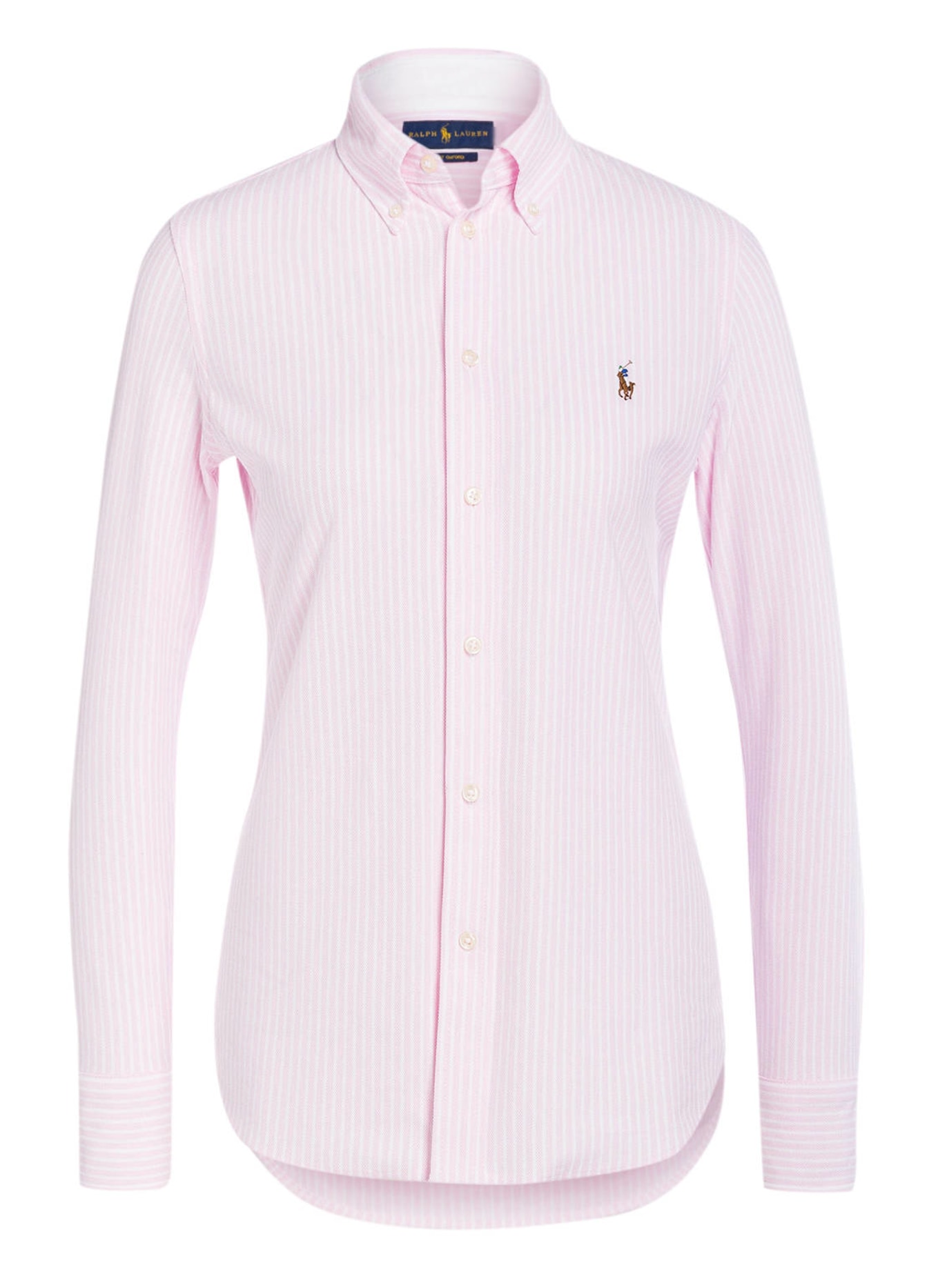 POLO RALPH LAUREN Shirt blouse, Color: PINK/ WHITE (Image 1)