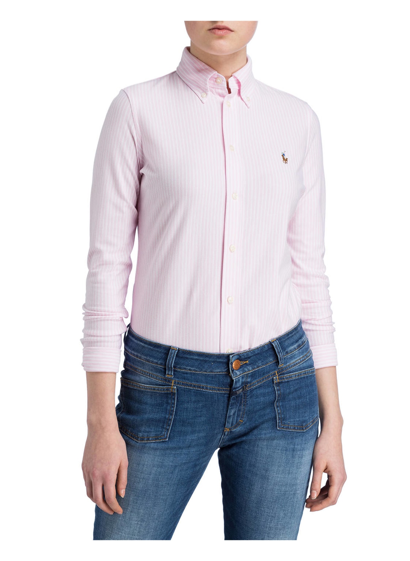 POLO RALPH LAUREN Shirt blouse, Color: PINK/ WHITE (Image 2)