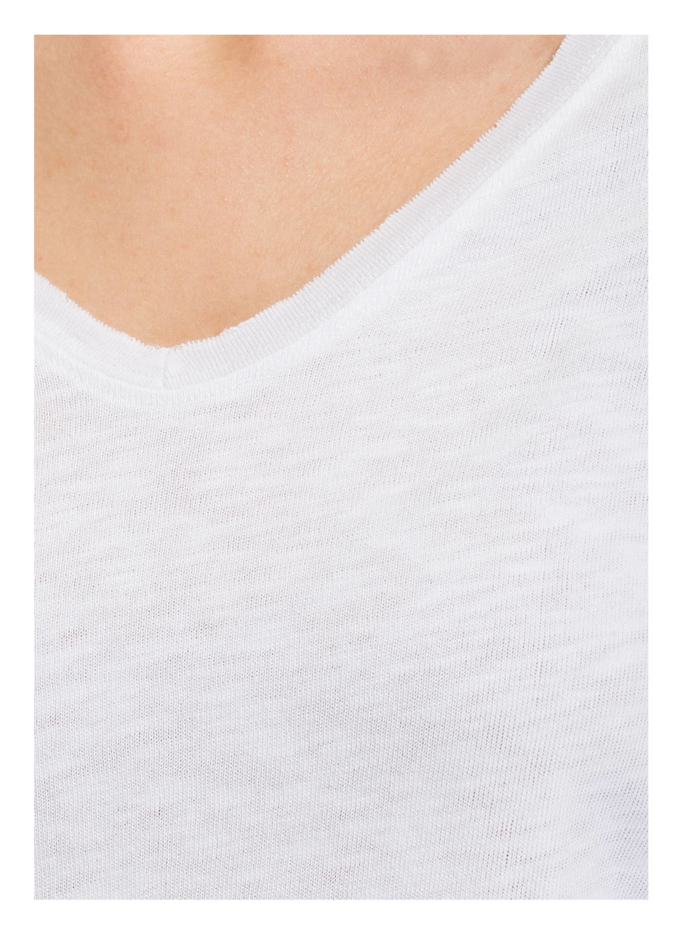 American Vintage Long sleeve shirt, Color: WHITE (Image 4)