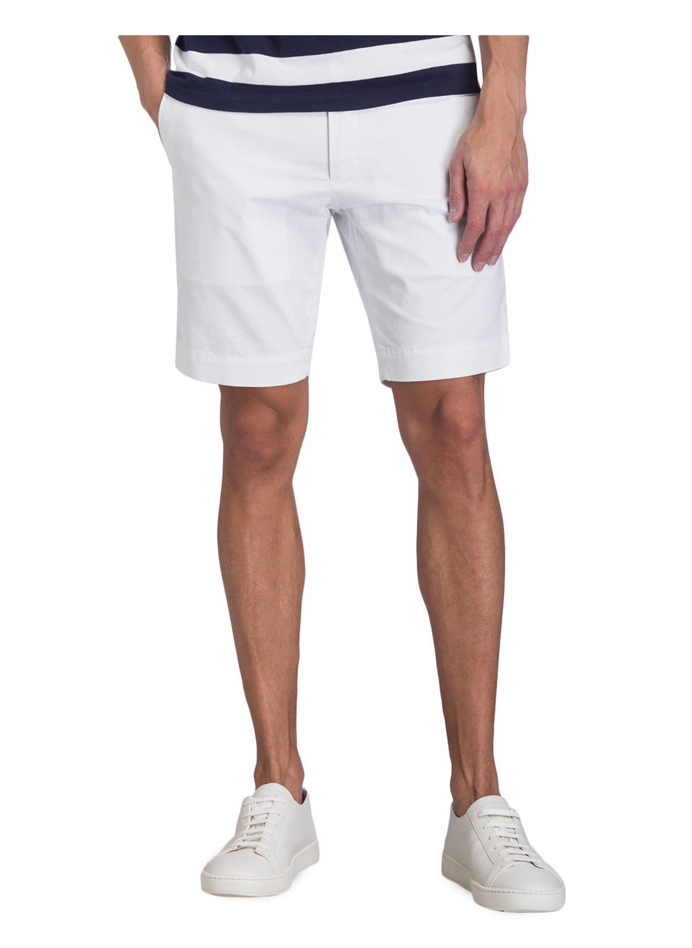 POLO RALPH LAUREN Chinoshorts HUDSON Slim Fit, Farbe: WEISS (Bild 2)