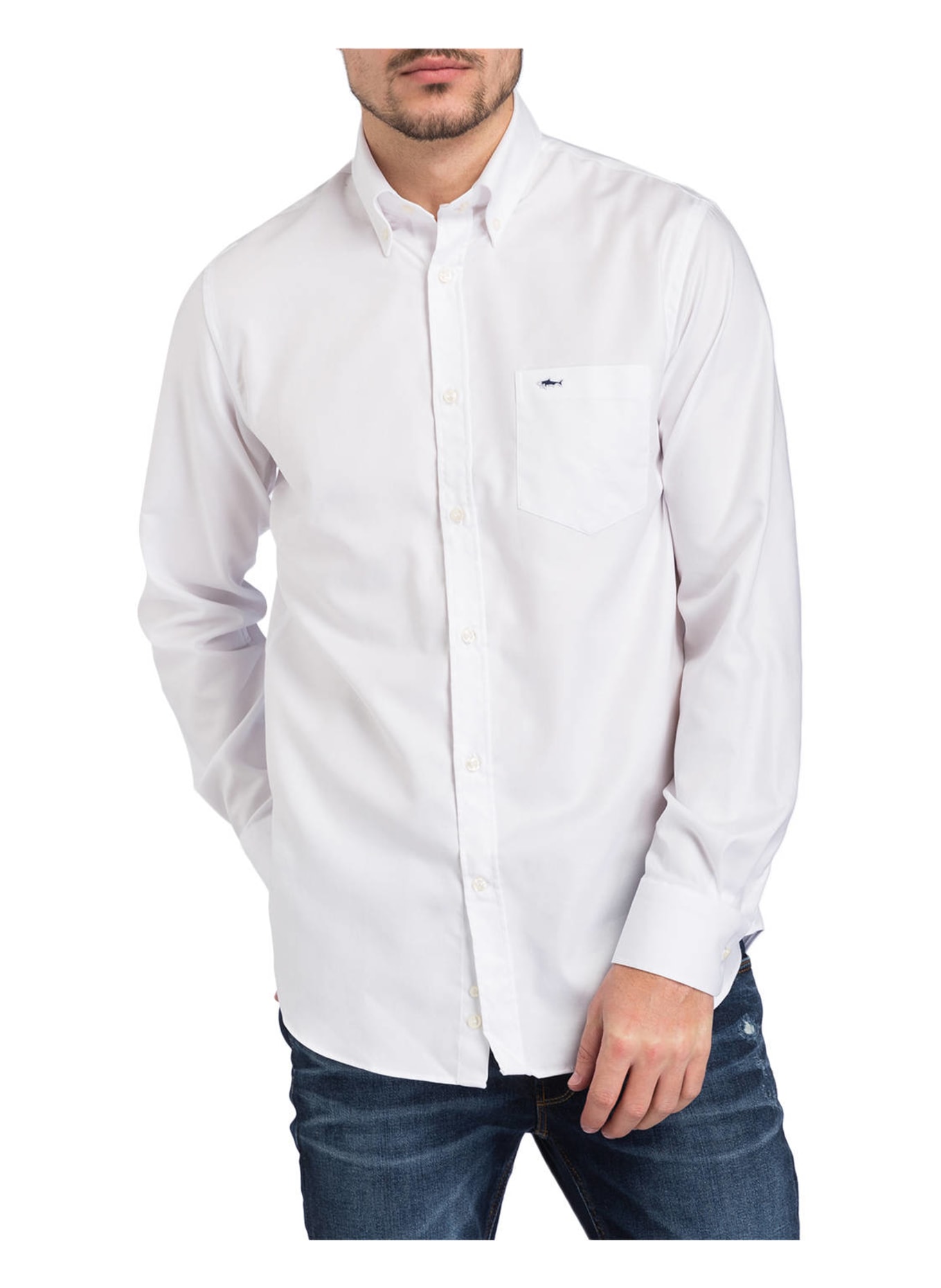 PAUL & SHARK Shirt slim fit, Color: WHITE (Image 2)
