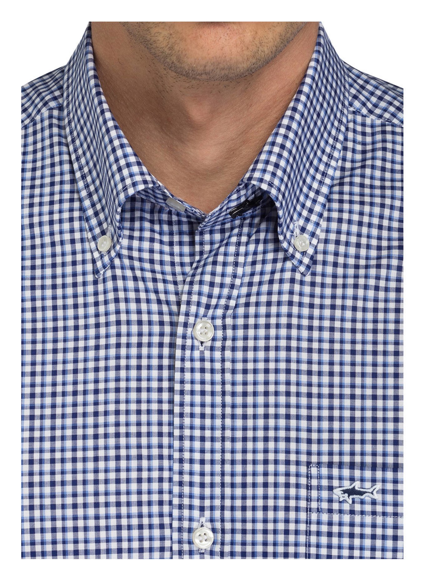 PAUL & SHARK Hemd Tailored Fit, Farbe: BLAU/ WEISS (Bild 4)
