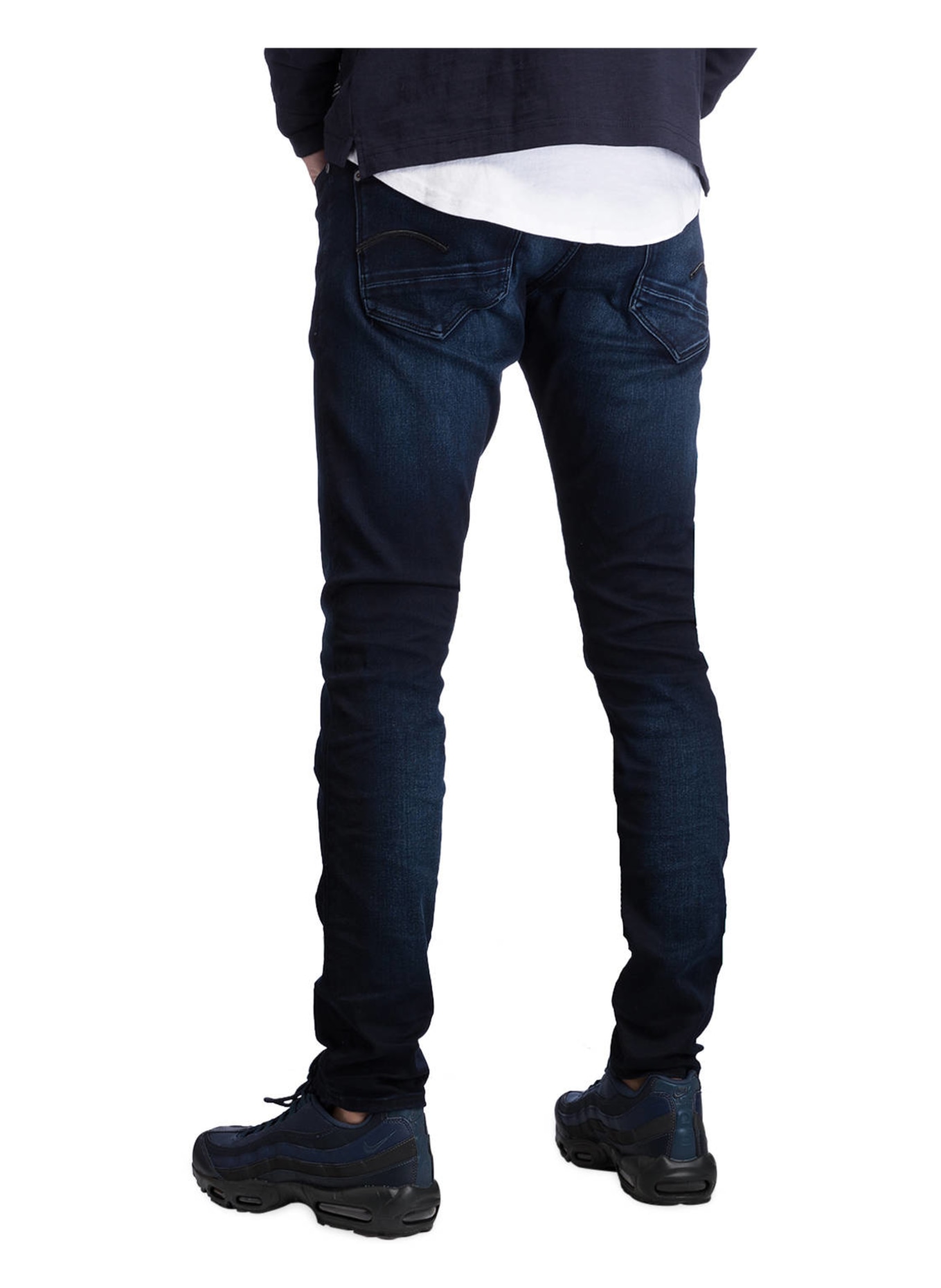G-Star RAW Jeans REVEND Skinny Fit, Farbe: DK AGED BLUE (Bild 3)