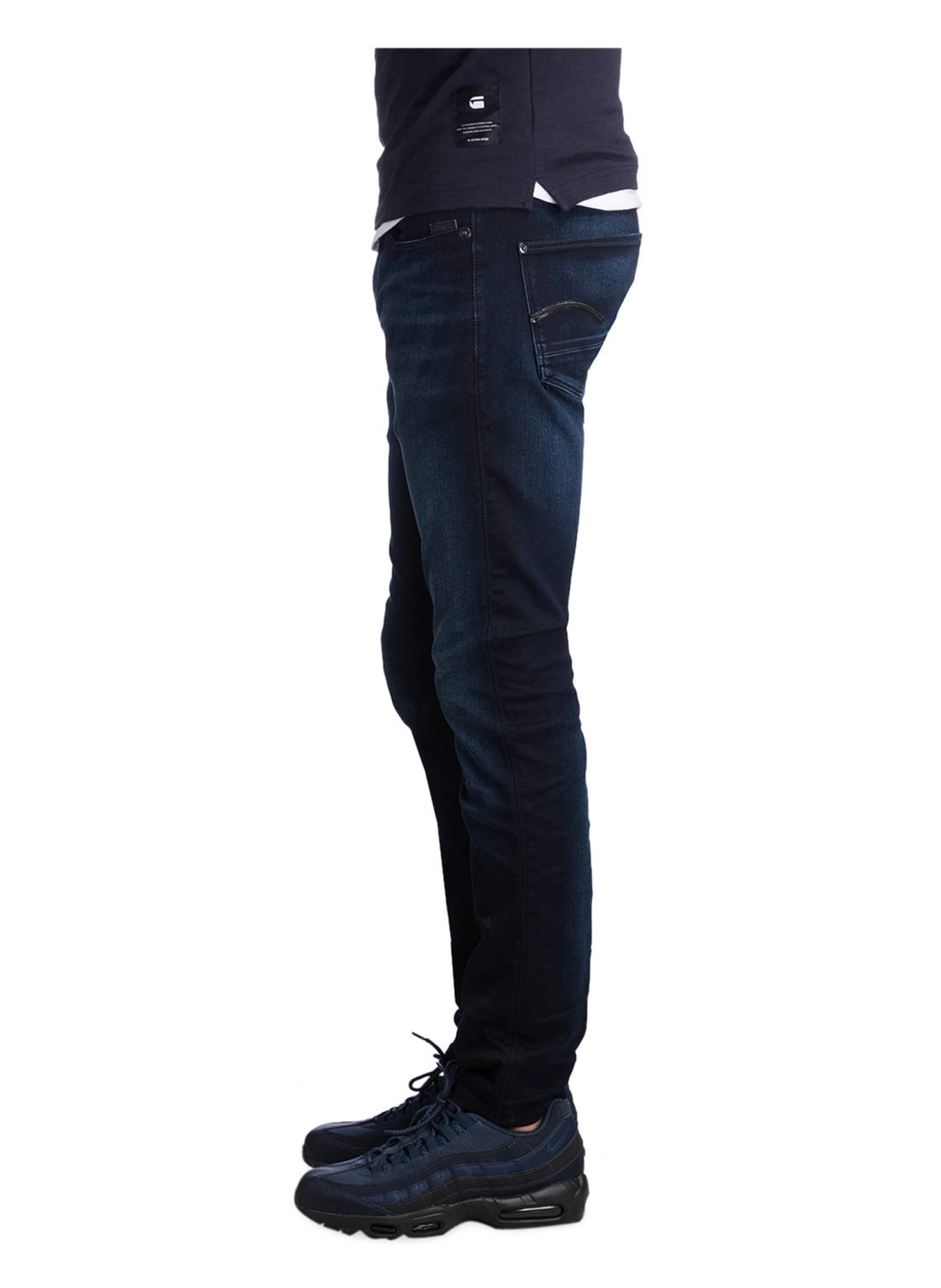 G-Star RAW Jeans REVEND Skinny Fit, Farbe: DK AGED BLUE (Bild 4)