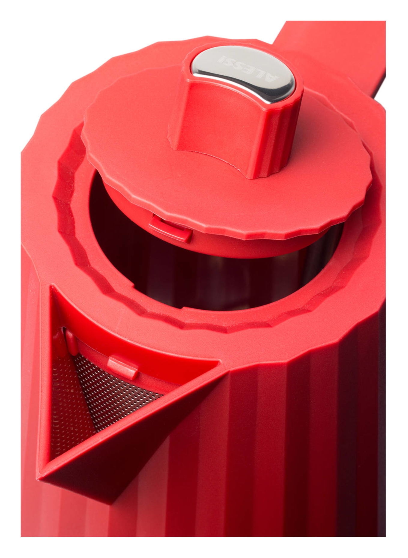 ALESSI Elektrischer Wasserkocher PLISSÉ, Farbe: ROT (Bild 2)