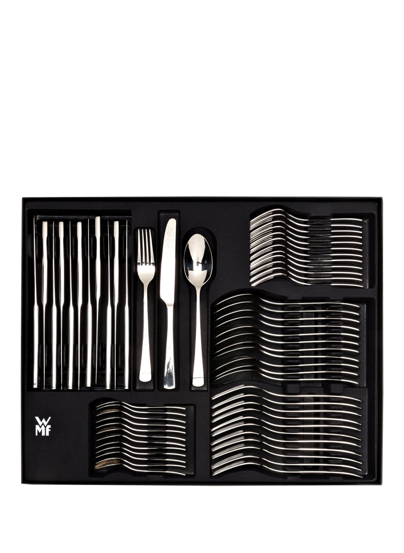 WMF 60-tlg. Besteckset DENVER: SILBER