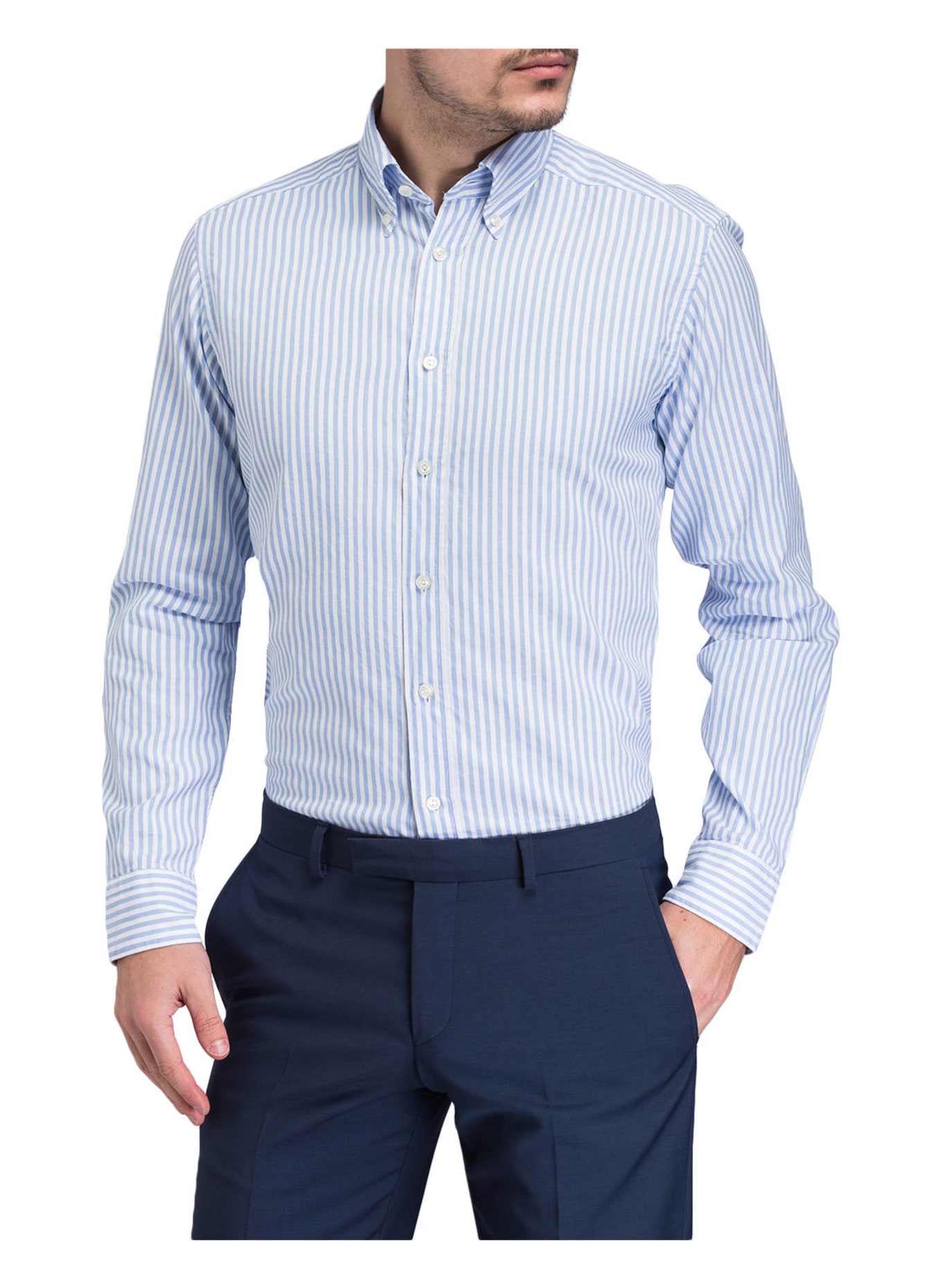 ETON Shirt slim fit, Color: BLUE/ WHITE (Image 2)