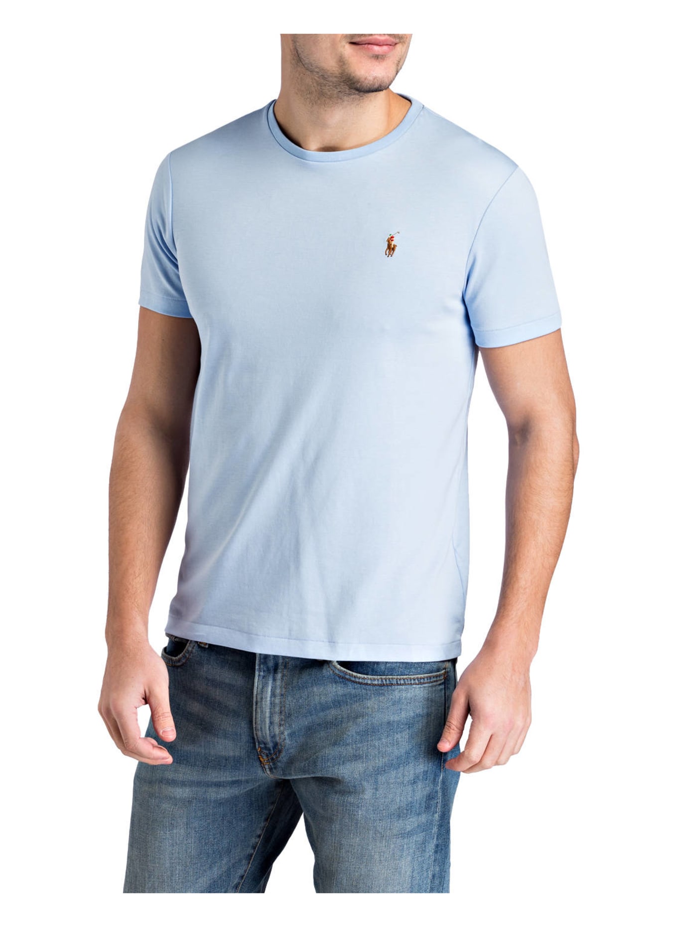 POLO RALPH LAUREN T-shirt, Color: LIGHT BLUE (Image 2)