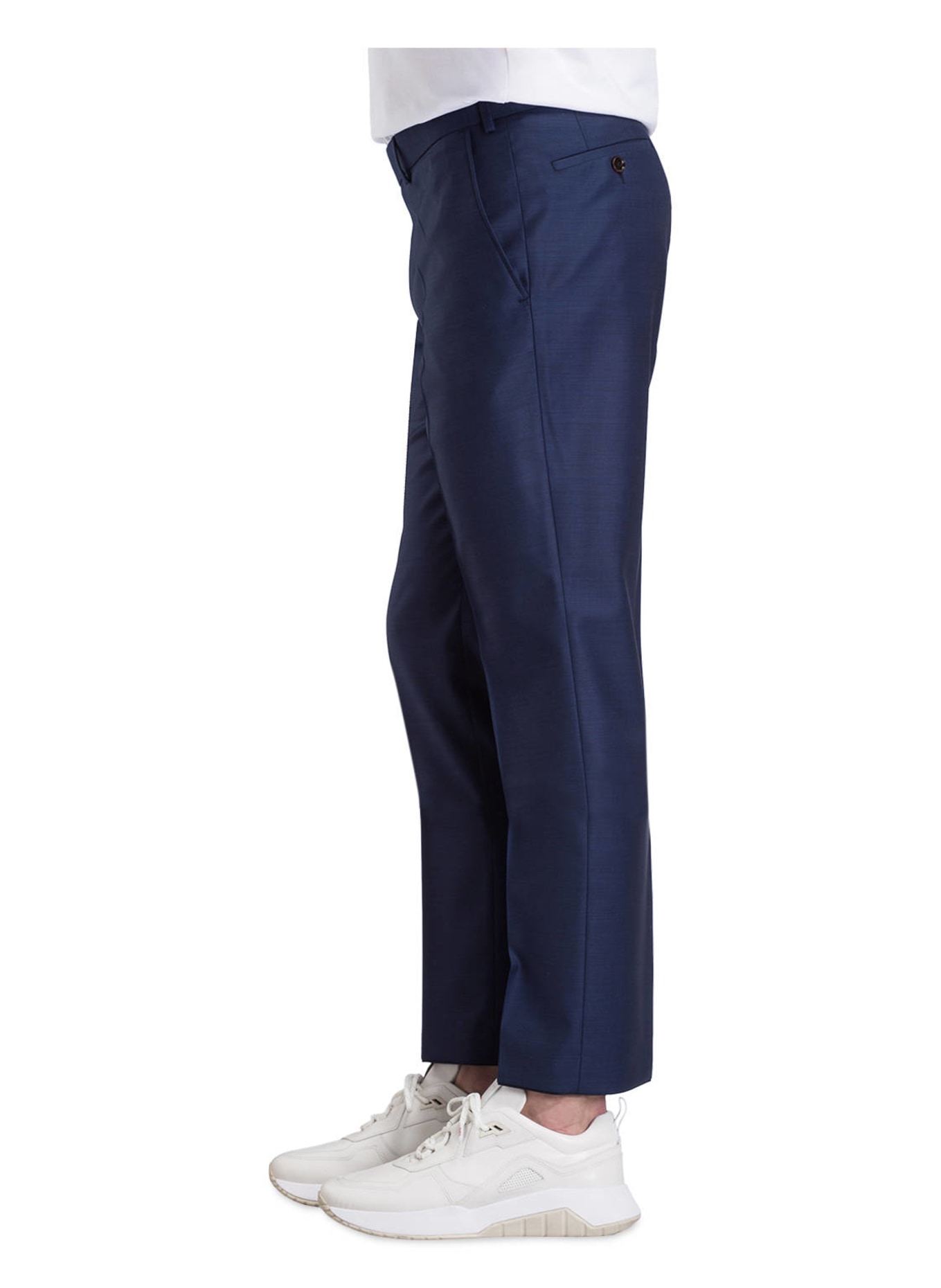 EDUARD DRESSLER Spodnie garniturowe shaped fit , Kolor: 045 DUNKELBLAU (Obrazek 5)
