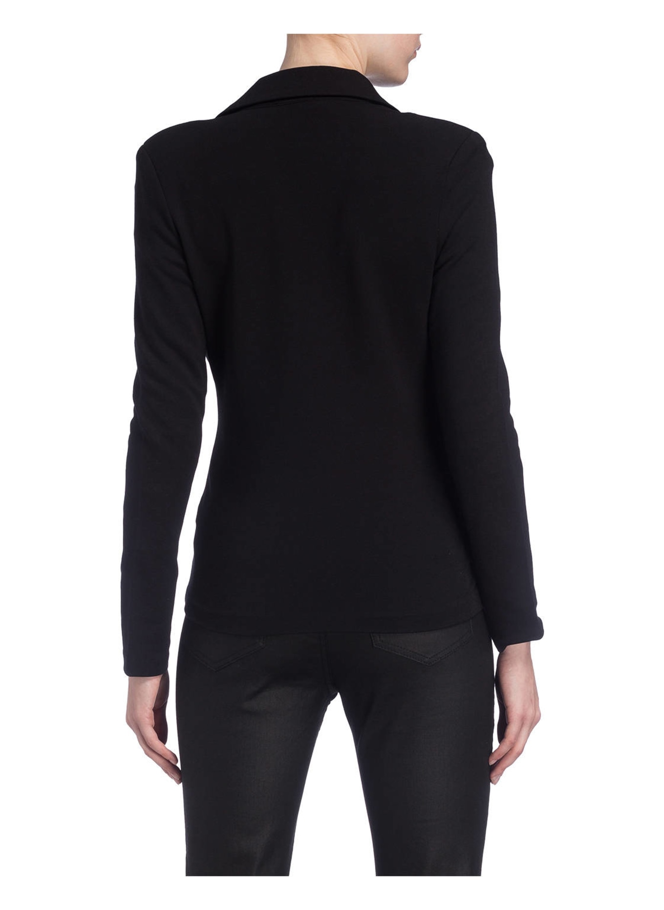 REPEAT Jersey blazer, Color: BLACK (Image 3)