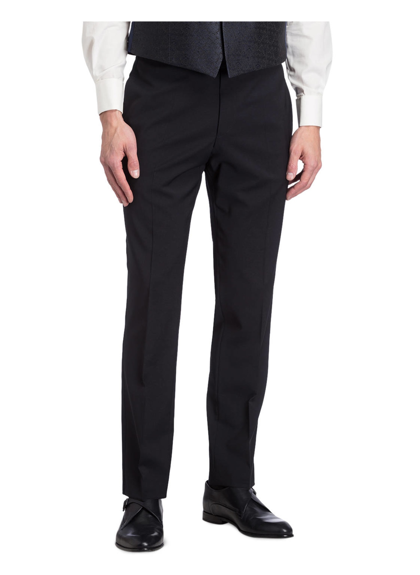WILVORST Spodnie garniturowe slim fit, Kolor: 030 BLAU (Obrazek 3)