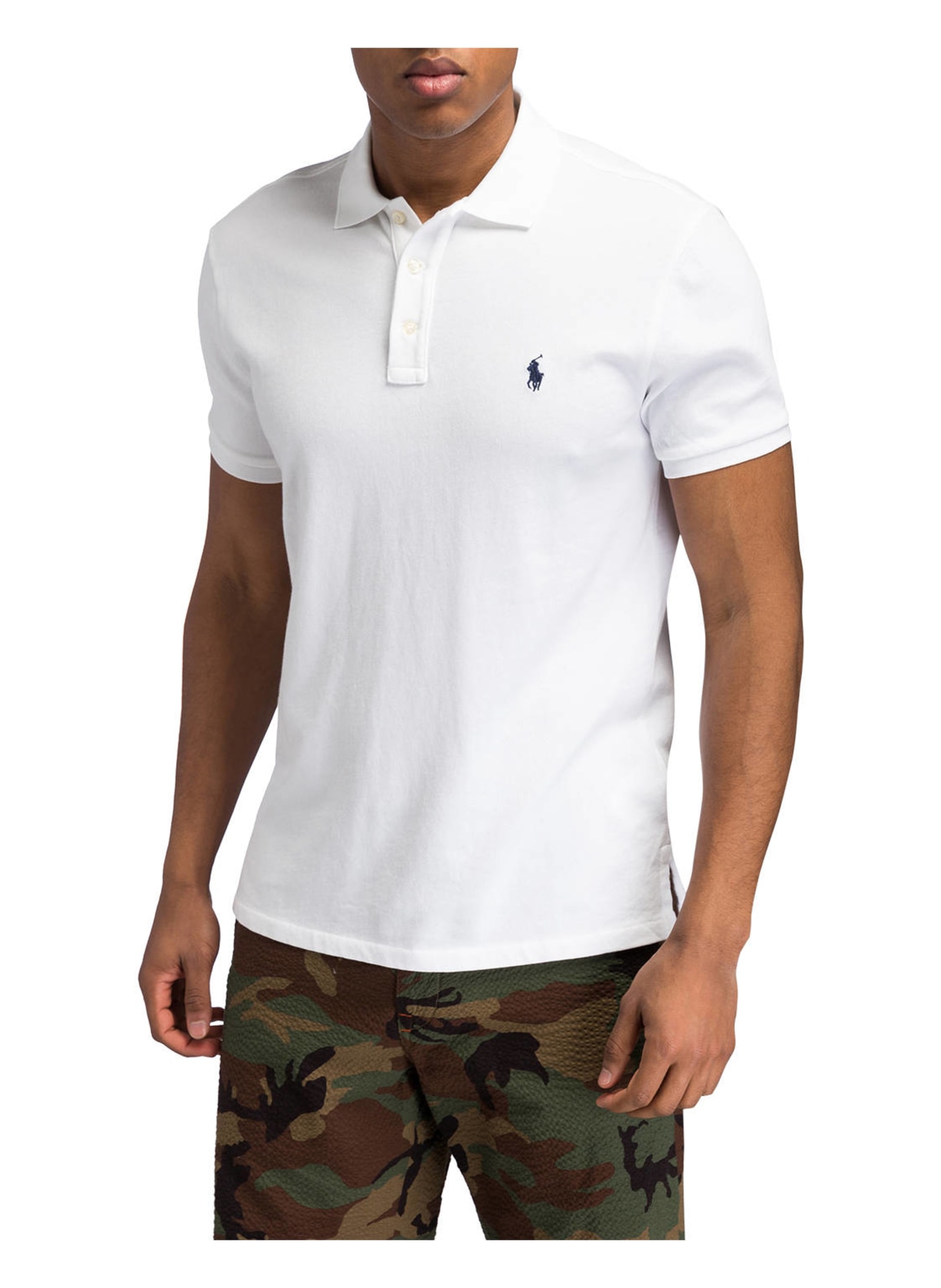 POLO RALPH LAUREN Jersey polo shirt, Color: WHITE (Image 2)