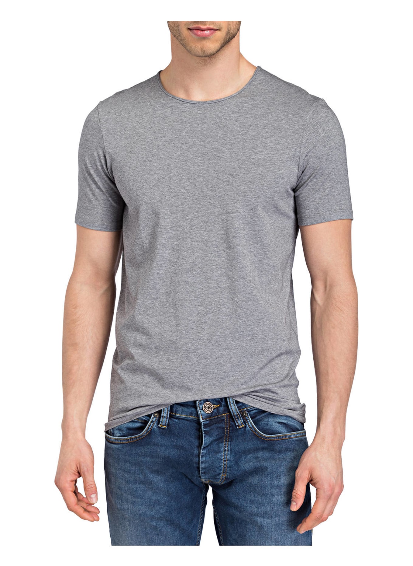 OLYMP T-Shirt, Farbe: GRAU MELIERT (Bild 2)