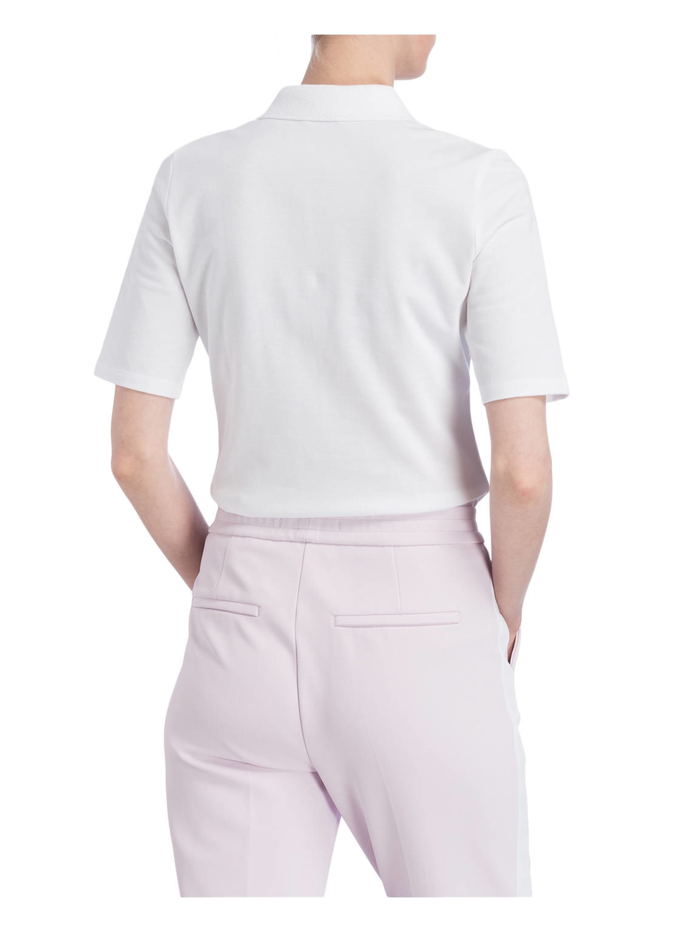 MAERZ MUENCHEN Piqué polo shirt, Color: WHITE (Image 3)