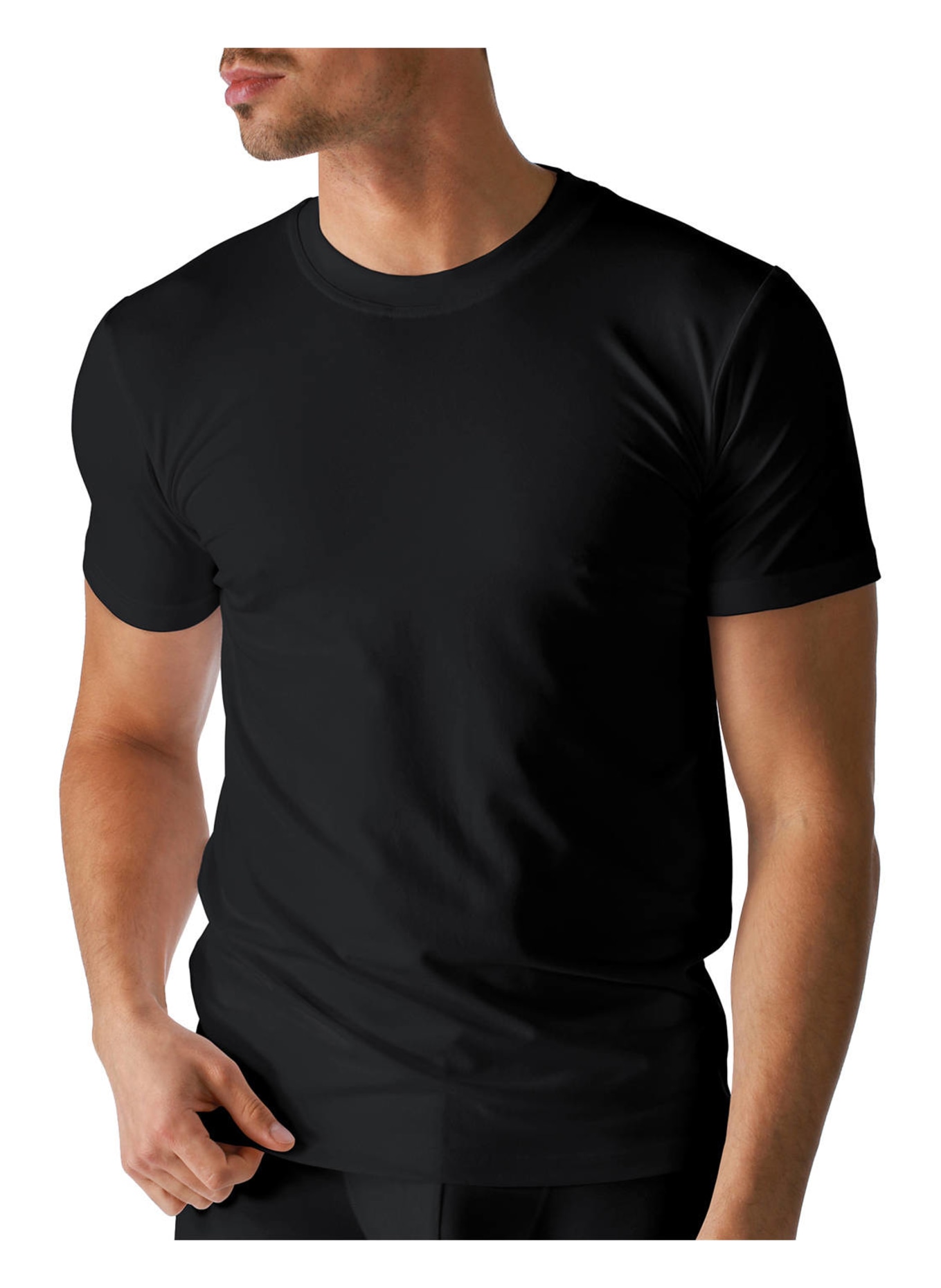 mey T-Shirt Serie DRY COTTON, Farbe: SCHWARZ (Bild 4)