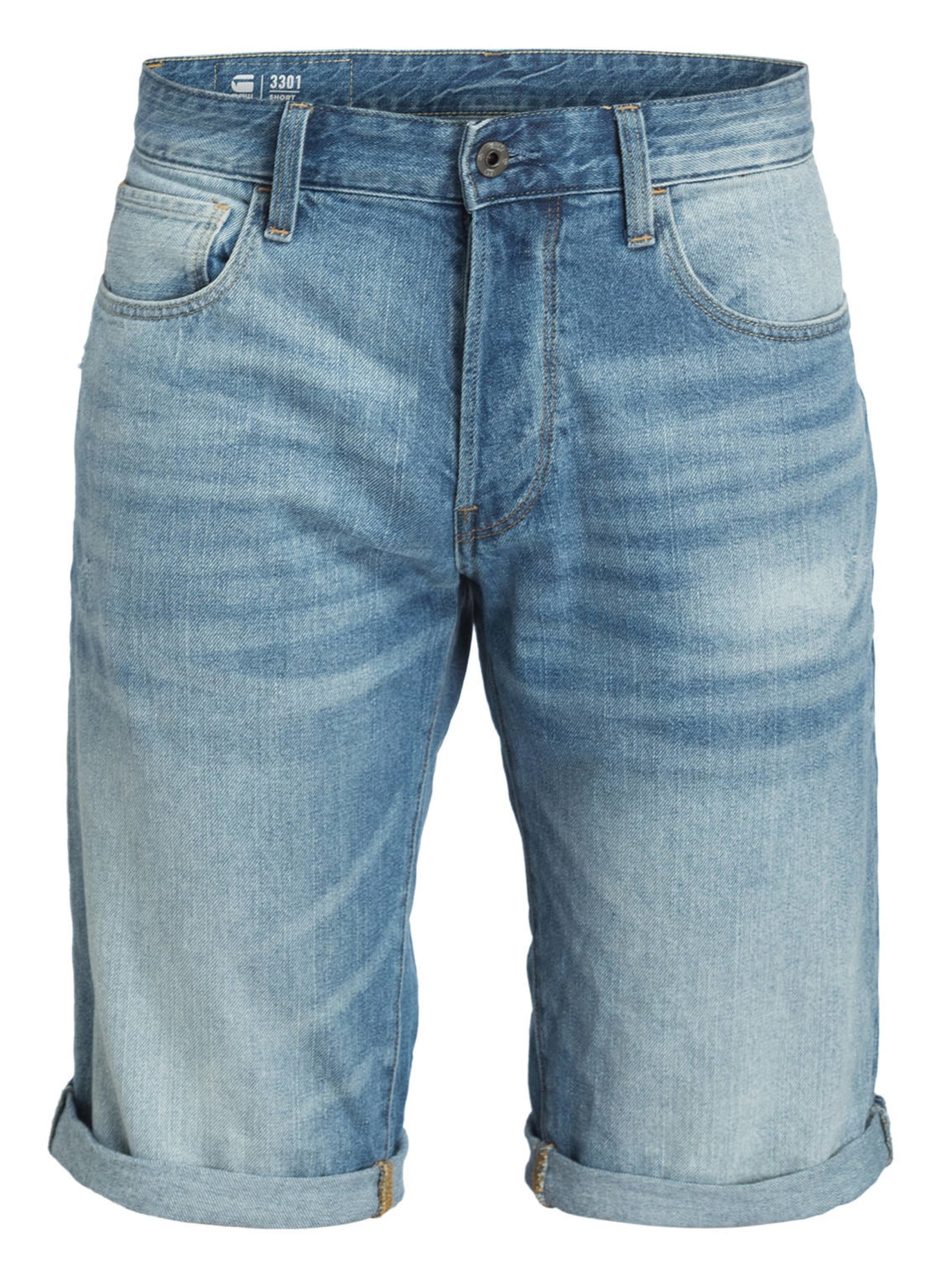 G-Star RAW Szorty jeansowe, Kolor: 424 AGED BLUE (Obrazek 1)