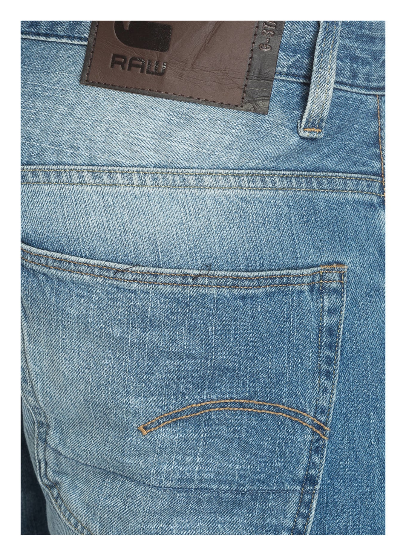 G-Star RAW Szorty jeansowe, Kolor: 424 AGED BLUE (Obrazek 5)