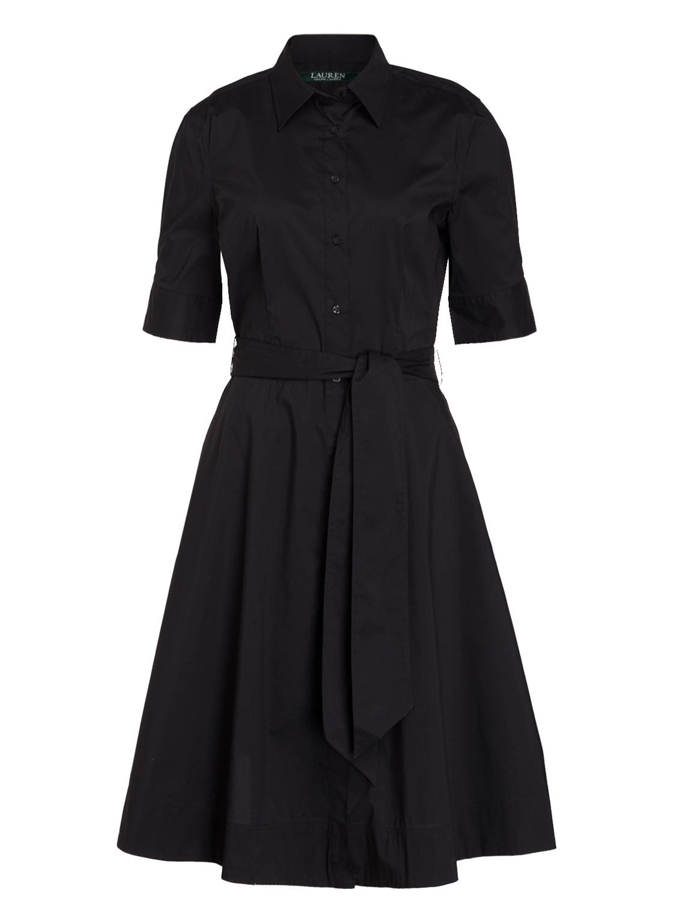 LAUREN RALPH LAUREN Shirt dress, Color: BLACK (Image 1)