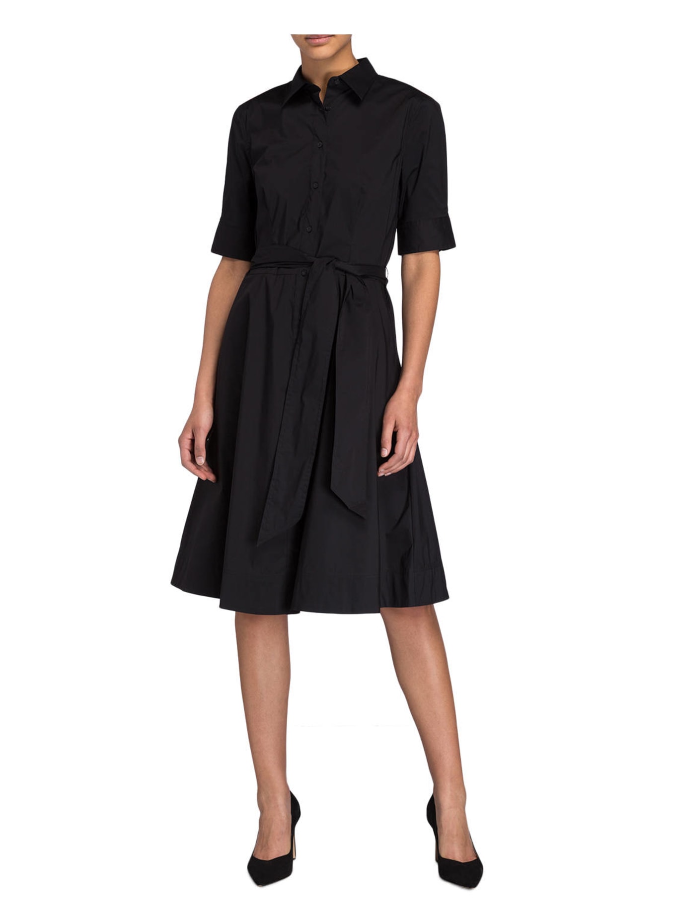 LAUREN RALPH LAUREN Shirt dress, Color: BLACK (Image 2)