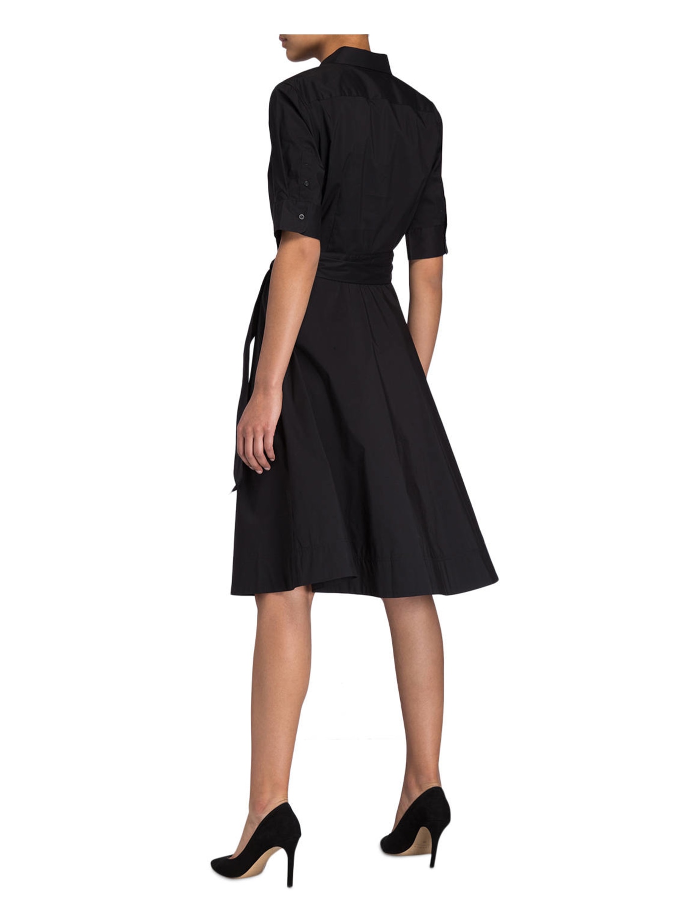 LAUREN RALPH LAUREN Shirt dress, Color: BLACK (Image 3)