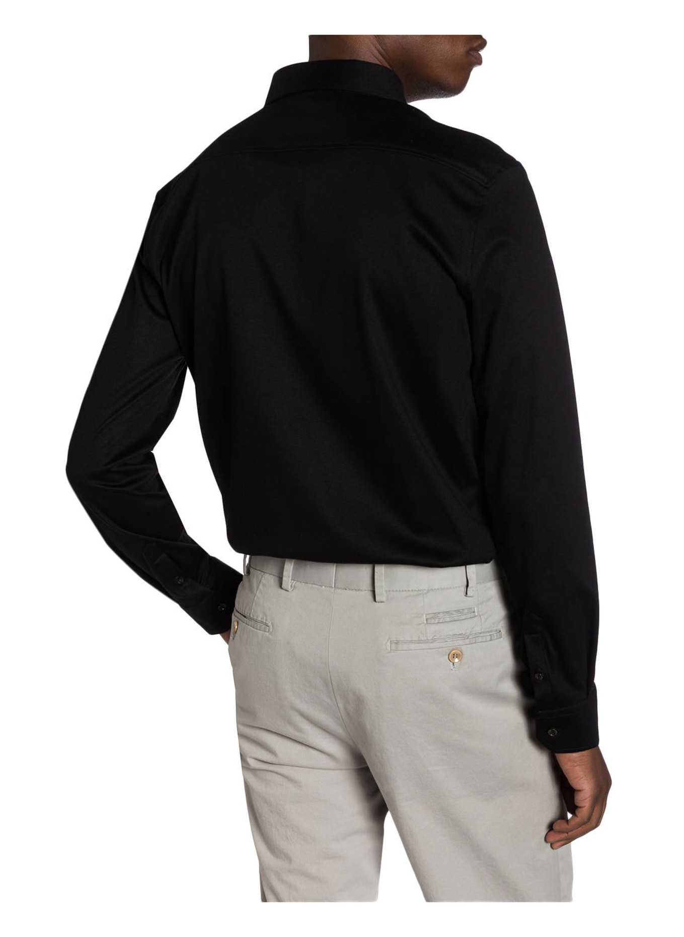 DESOTO Jerseyhemd Slim Fit, Farbe: SCHWARZ (Bild 3)
