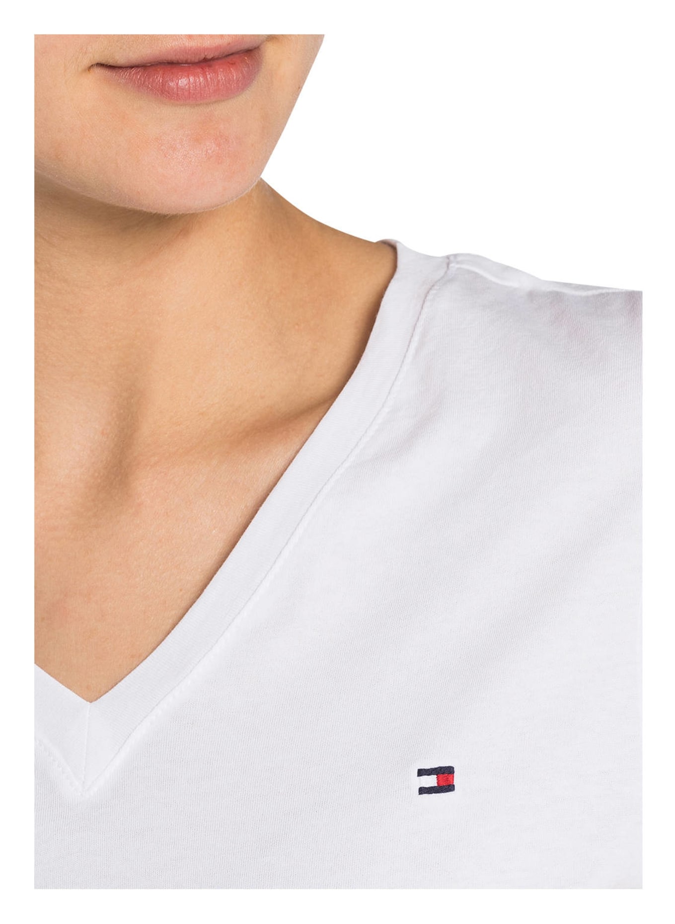 TOMMY HILFIGER T-shirt HERITAGE, Color: WHITE (Image 4)