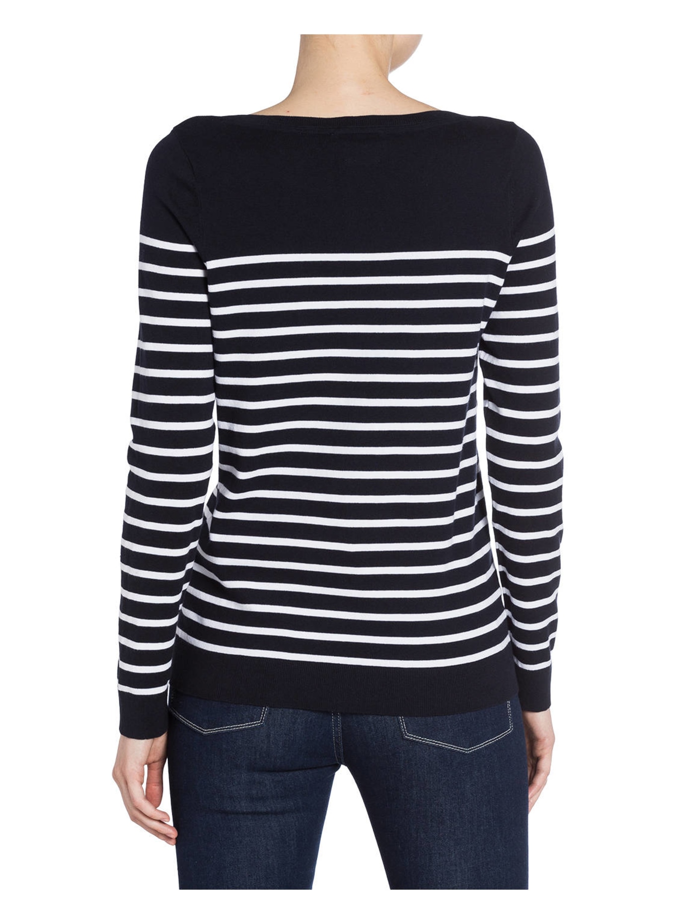 TOMMY HILFIGER Sweater NEW IVY, Color: DARK BLUE/ WHITE STRIPED (Image 3)