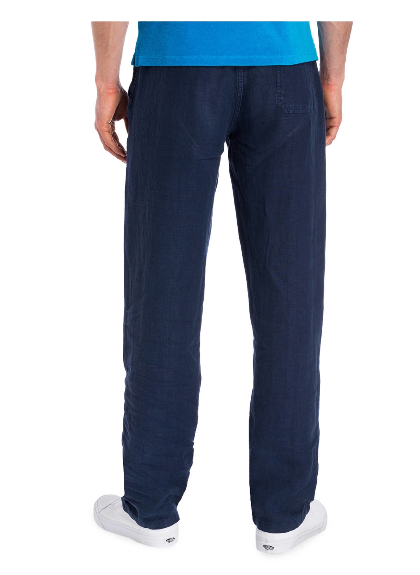 VILEBREQUIN Linen trousers PACHA , Color: DARK BLUE (Image 3)
