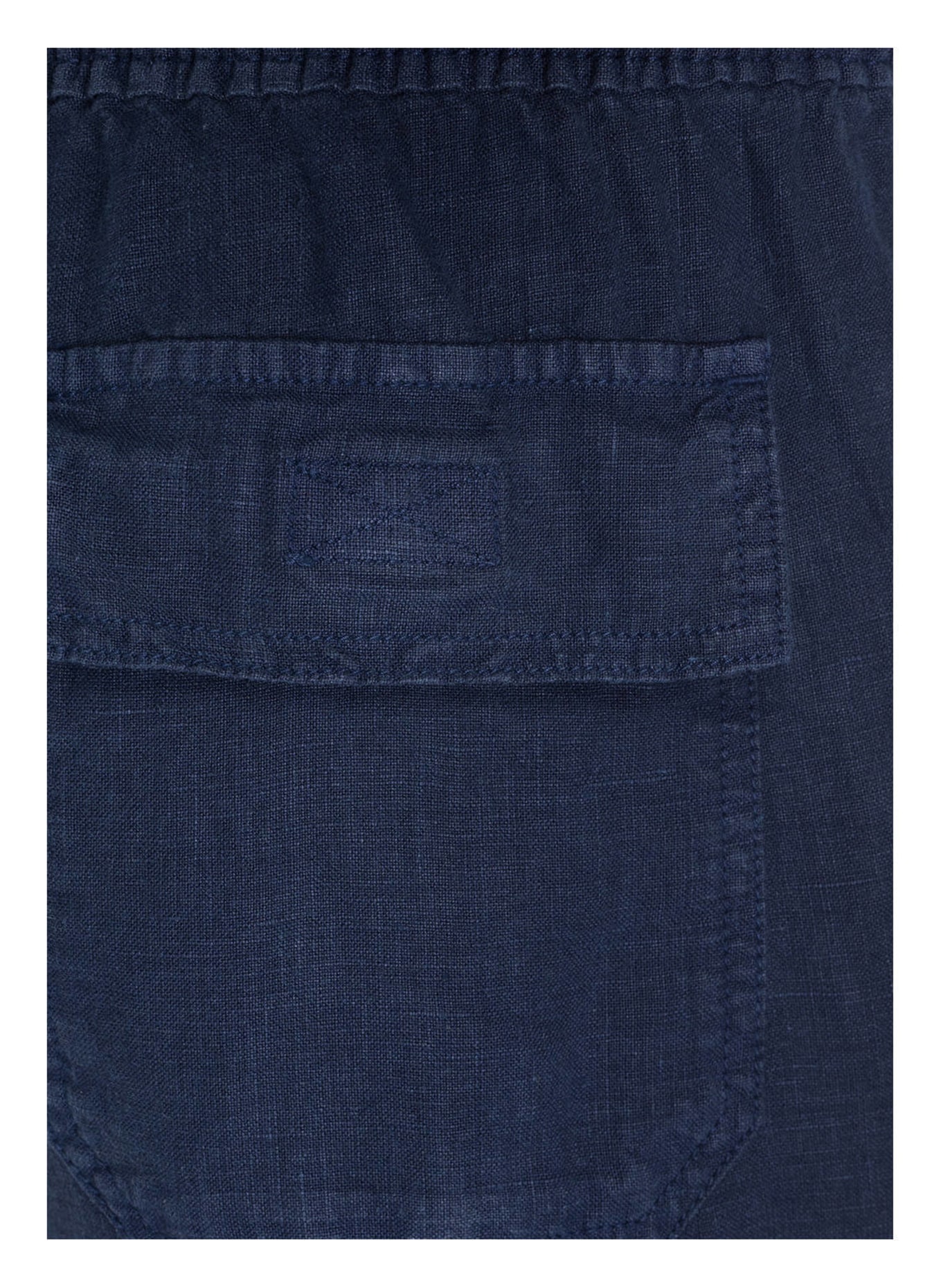 VILEBREQUIN Lněné kalhoty PACHA , Barva: TMAVĚ MODRÁ (Obrázek 5)