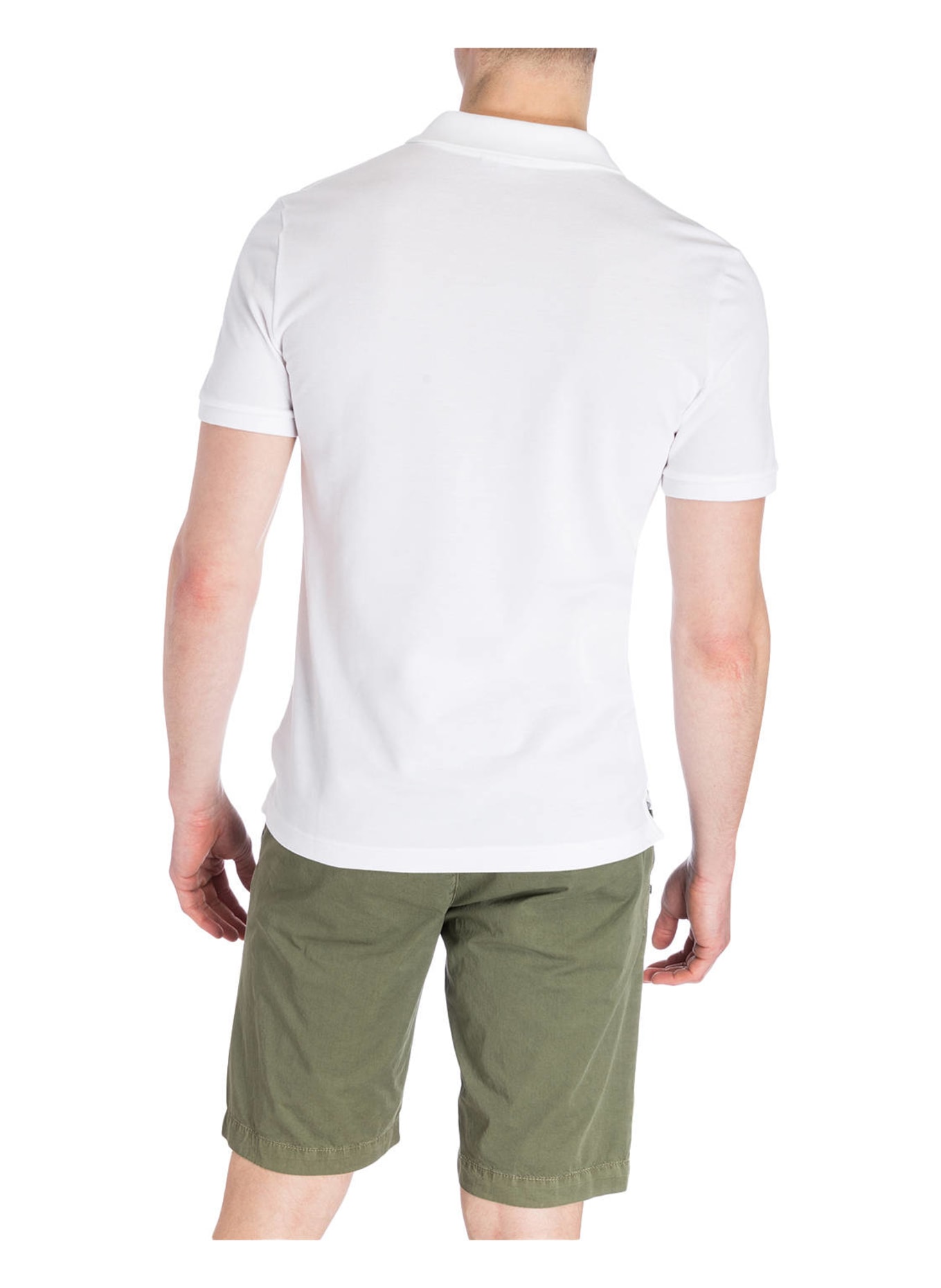 LACOSTE Piqué-Poloshirt Slim Fit, Farbe: WEISS (Bild 3)
