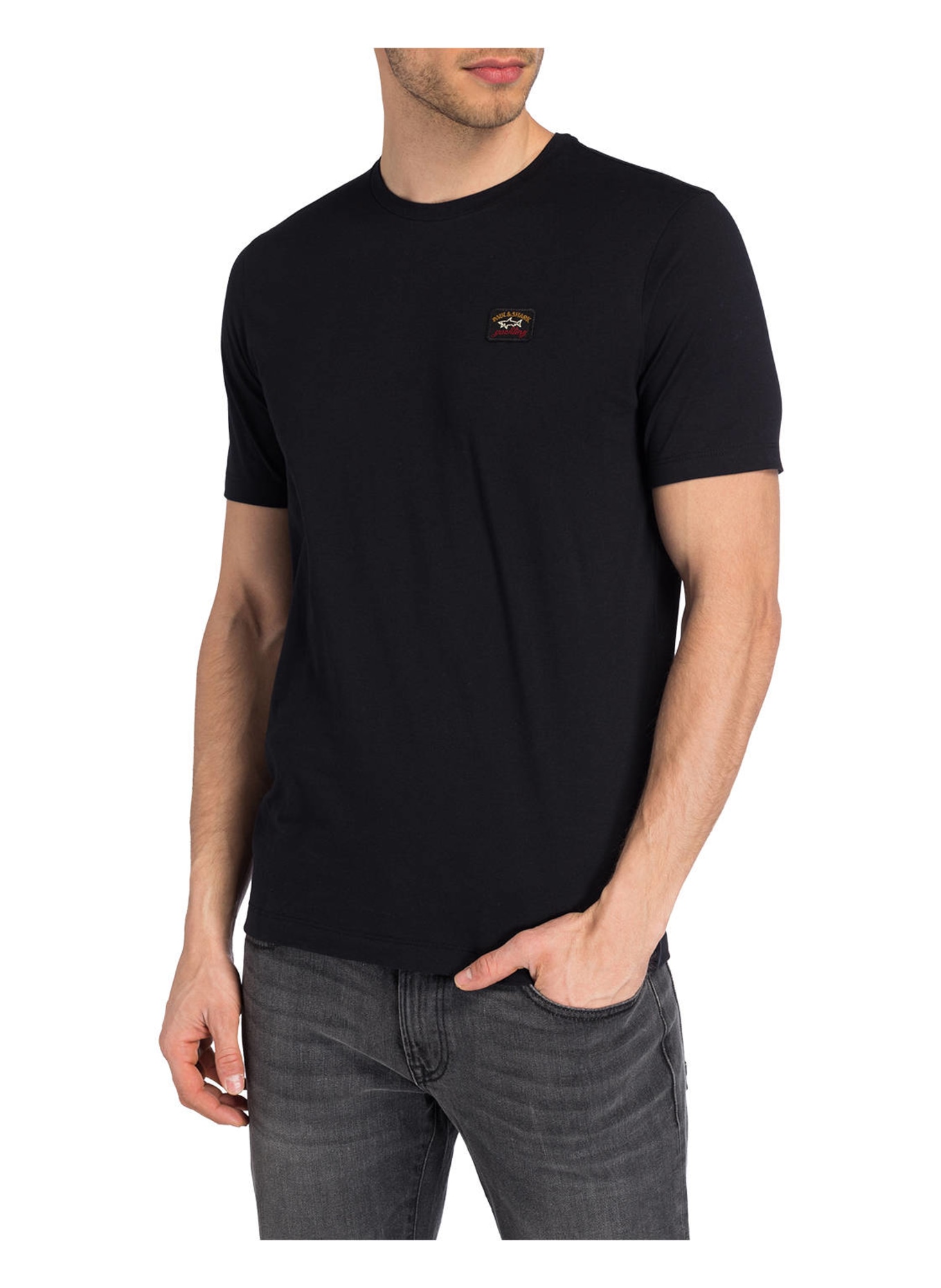 PAUL & SHARK T-shirt, Color: BLACK (Image 2)