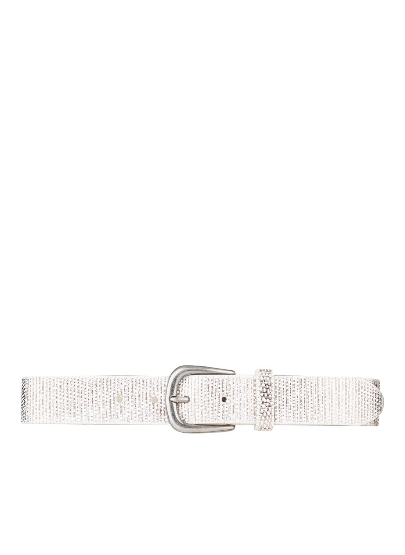 SCHUCHARD & FRIESE Leather belt, Color: WHITE (Image 2)