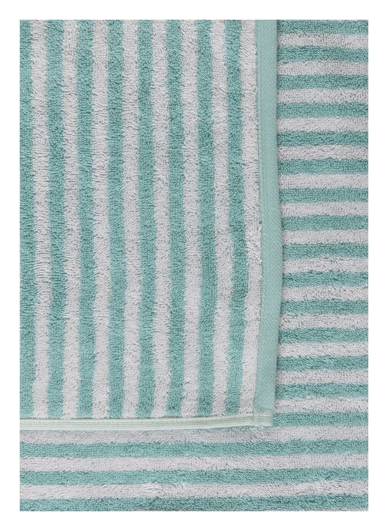 Cawö Handtuch CAMPUS, Farbe: MINT/ GRAU GESTREIFT (Bild 3)
