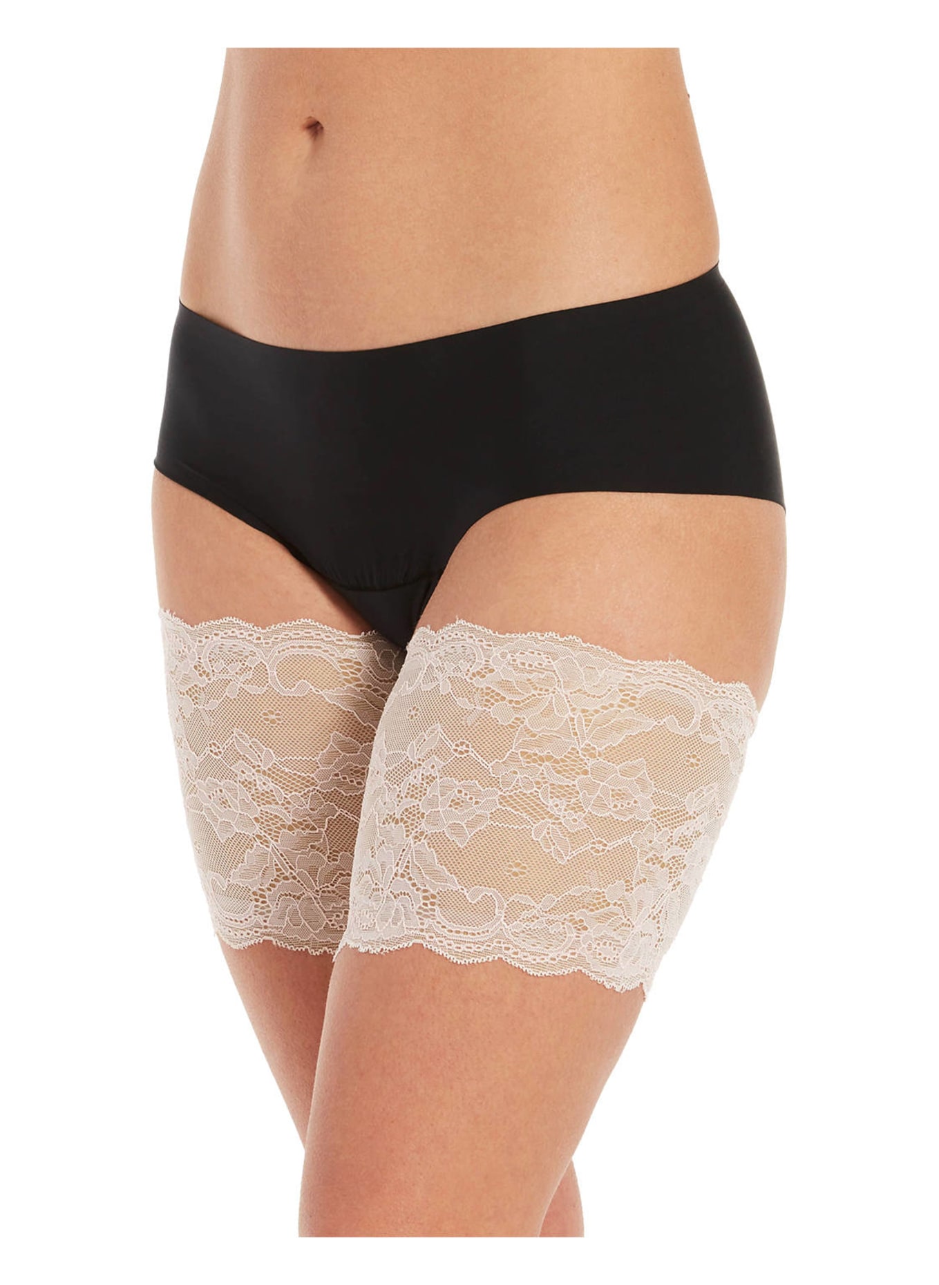 MAGIC Bodyfashion Thigh bands BE SWEET TO YOUR LEGS LACE , Color: CREAM (Image 4)