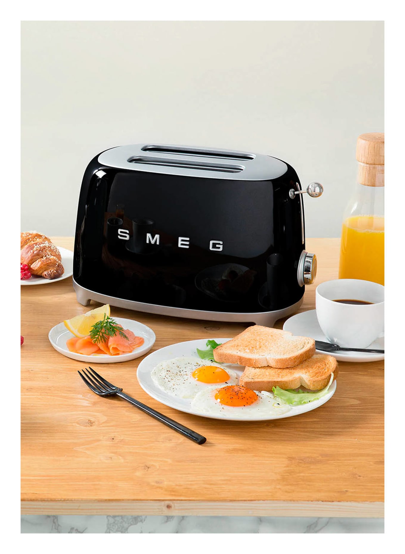 SMEG Toaster TSF01, Farbe: SCHWARZ (Bild 5)