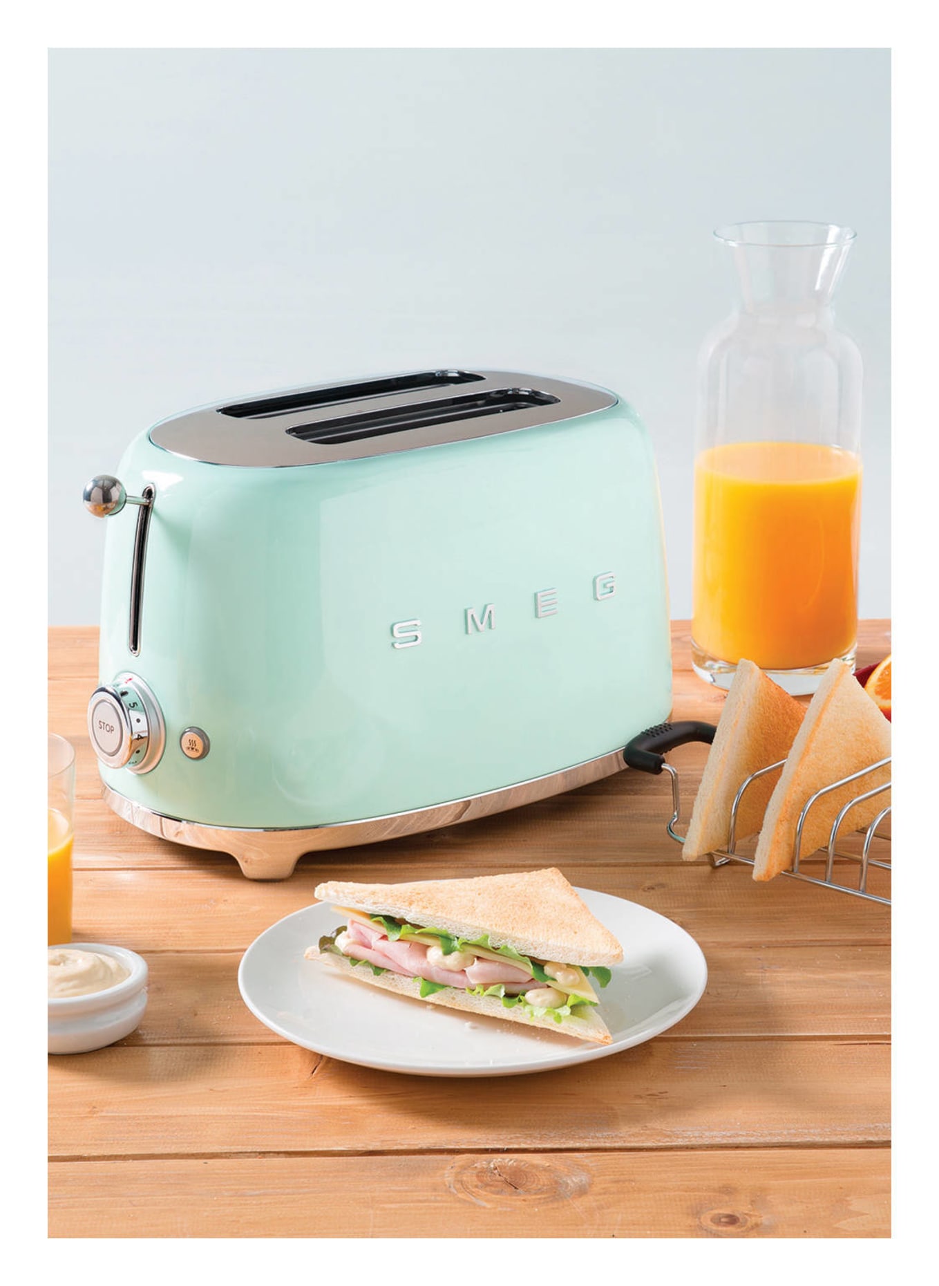 SMEG Toaster TSF01, Farbe: MINT (Bild 5)