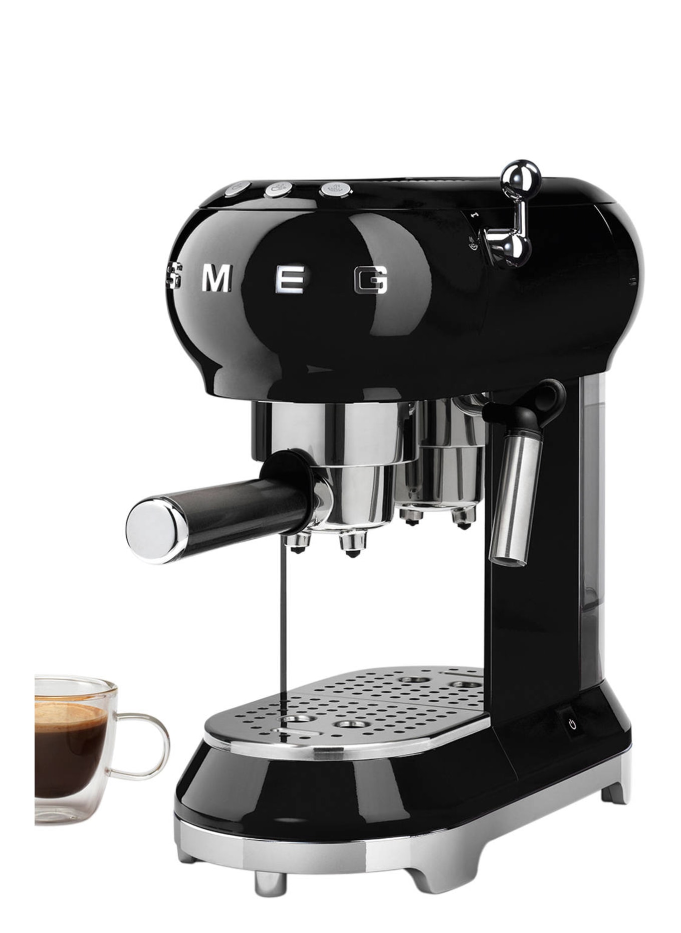 SMEG Espressomaschine ECF01, Farbe: SCHWARZ (Bild 6)