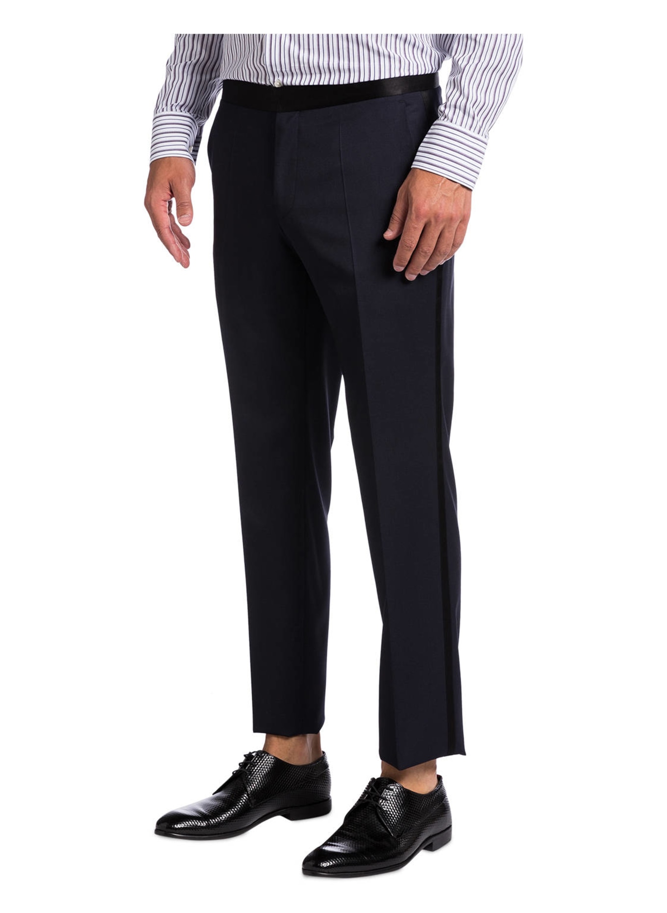 BOSS Tuxedo trousers GILAN slim fit, Color: DARK BLUE (Image 3)