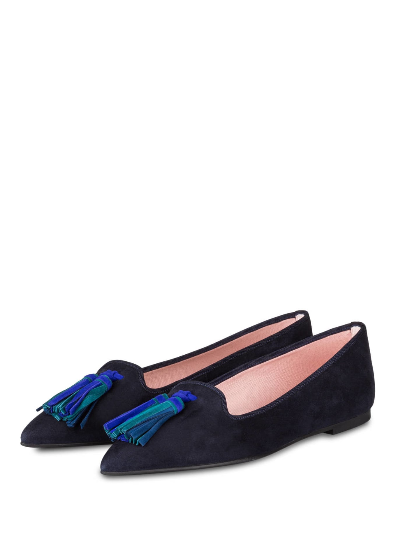 Pretty Ballerinas Tassel slip-ons ELLA: DARK BLUE
