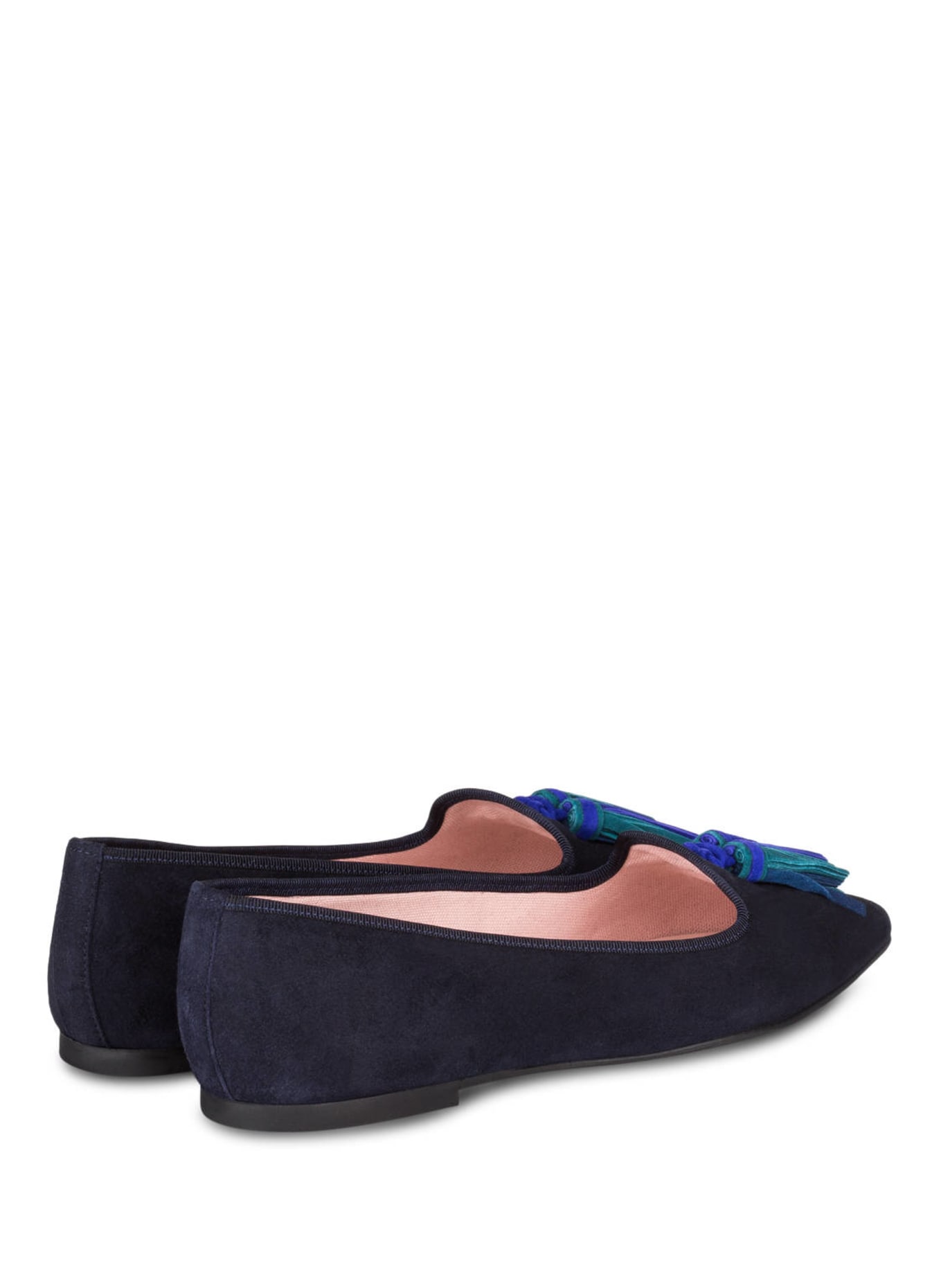 Pretty Ballerinas Tassel slip-ons ELLA: DARK BLUE