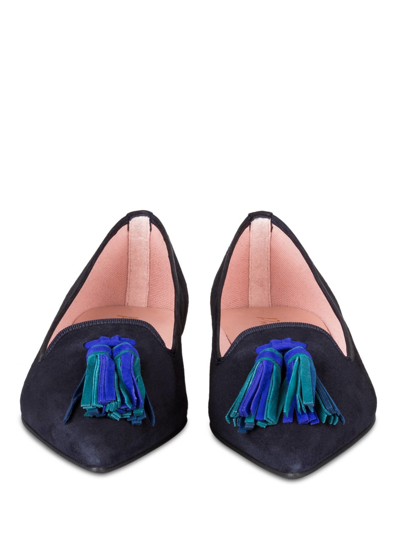 Pretty Ballerinas Tassel slip-ons ELLA: DARK BLUE
